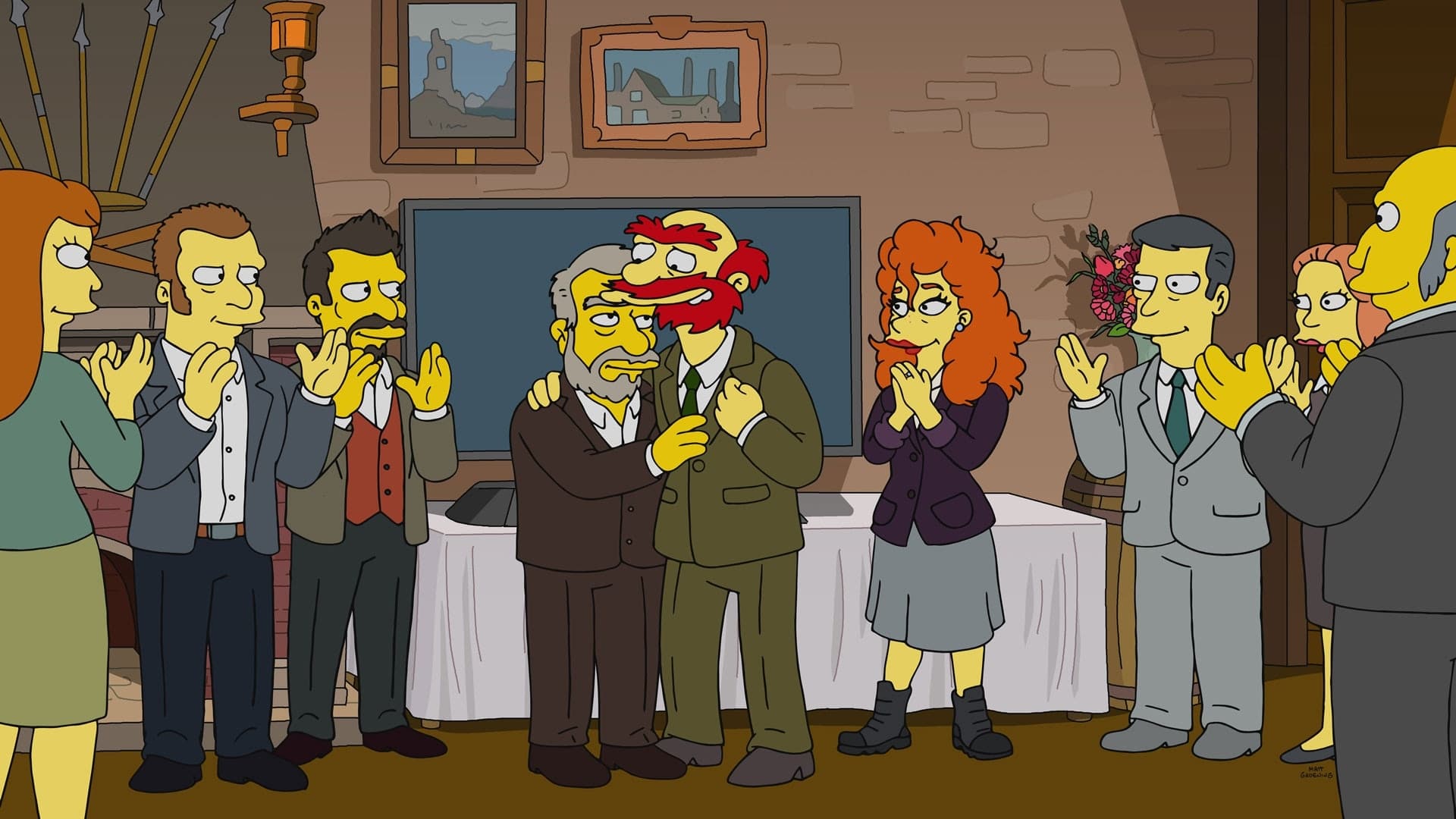 The Simpsons Season 35 :Episode 8  AE Bonny Romance