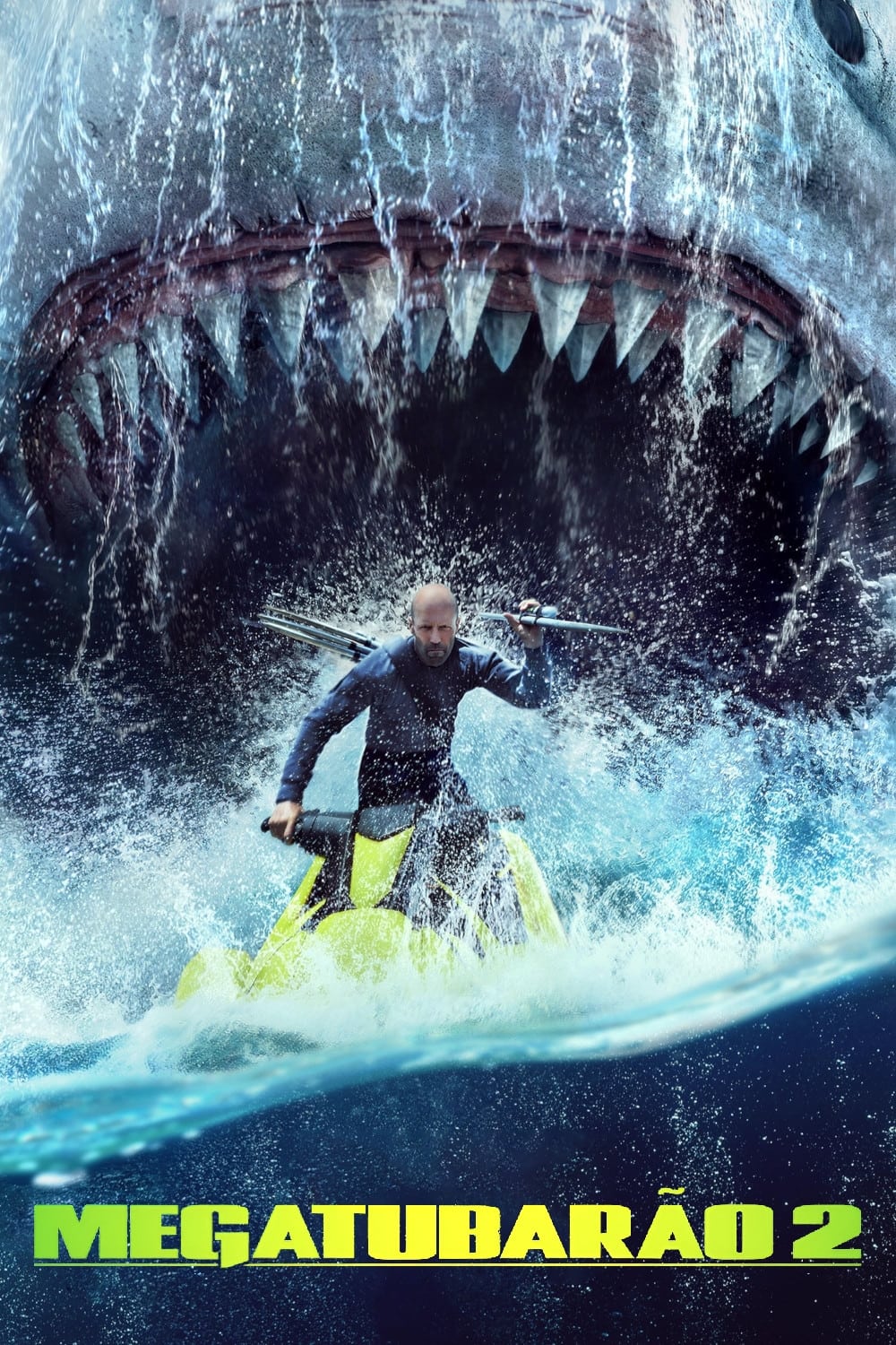Assistir | Meg 2: O Regresso do Tubarão Gigante Filme Completo (2023) - Ação Online - Filme Movie Poster
