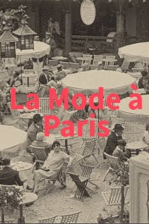 Poster for La Mode à Paris