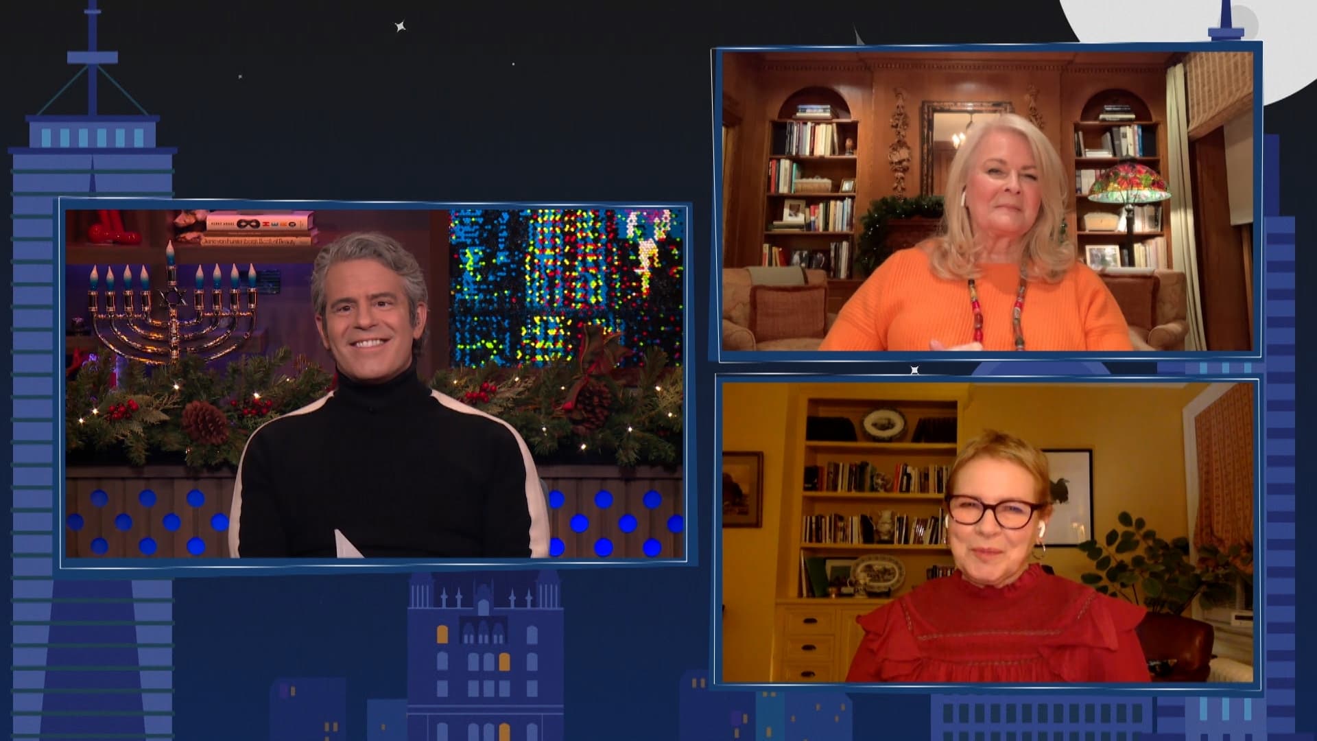 Watch What Happens Live with Andy Cohen Season 17 :Episode 199  Candice Bergen & Dianne Wiest