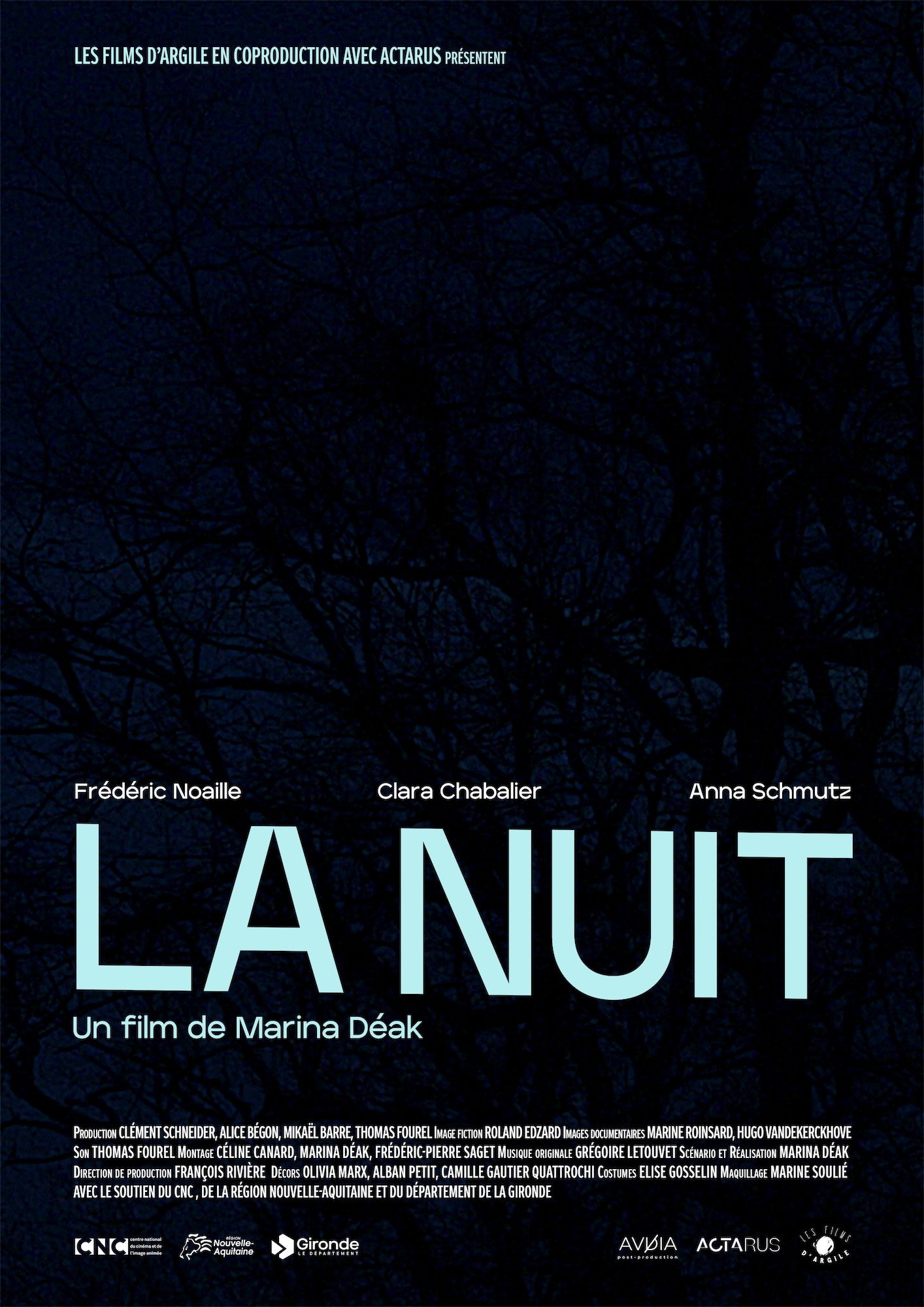 La nuit (2026) - Frédéric Noaille Credit Poster