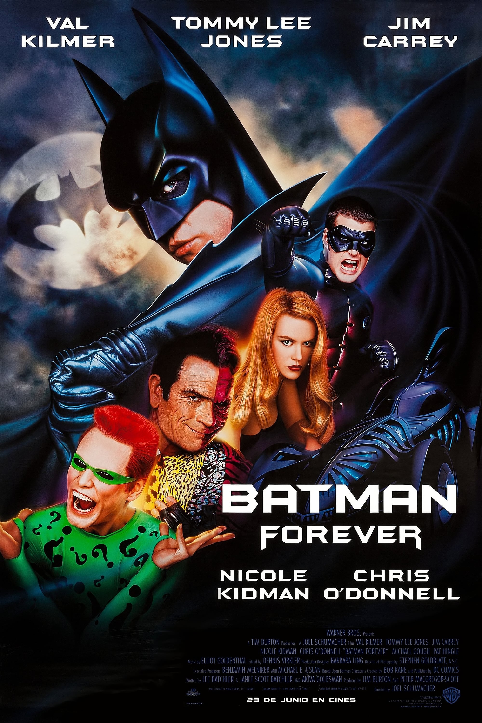 Introducir 22+ imagen batman forever cuevana