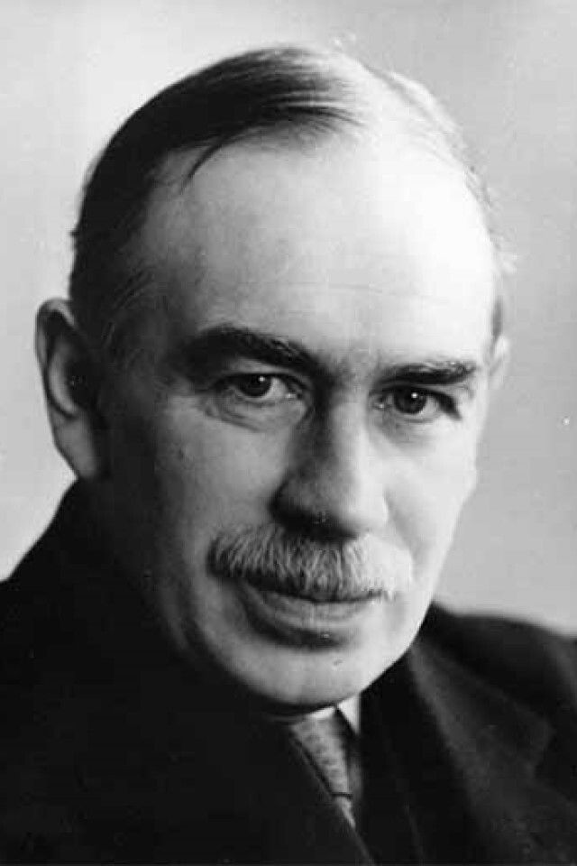 et billede af John Maynard Keynes