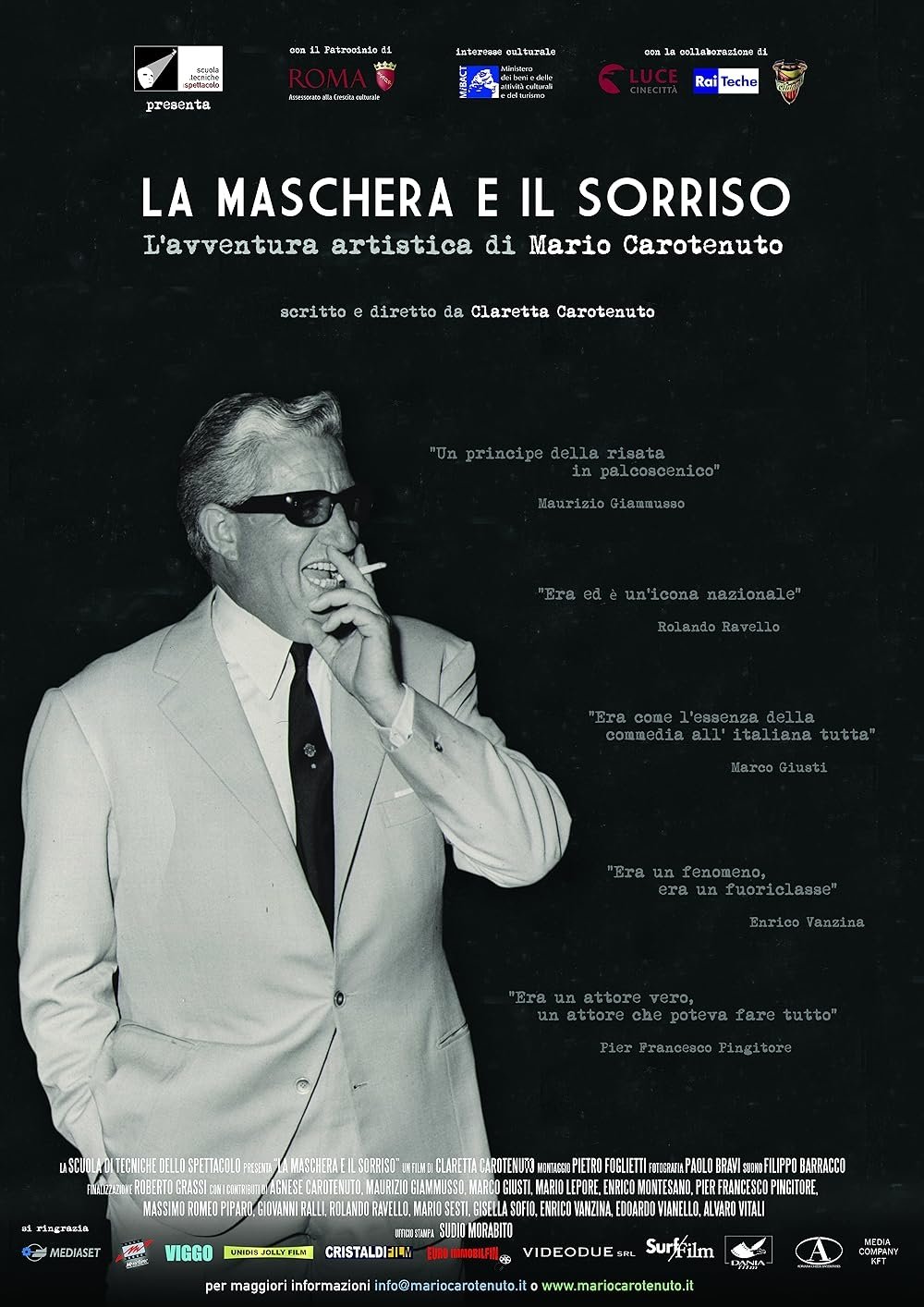 La maschera e il sorriso – L’avventura artistica di Mario Carotenuto