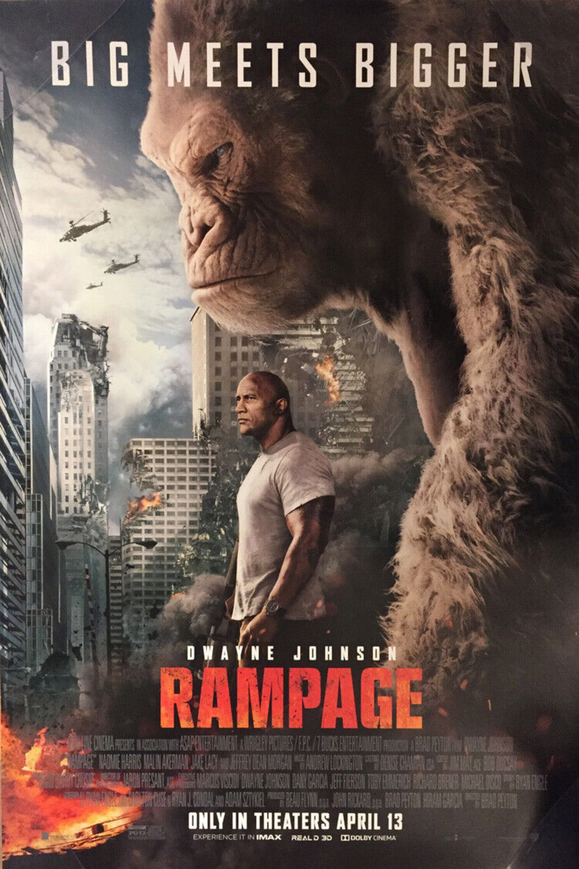 Rampage 2018 Posters The Movie Database TMDB 