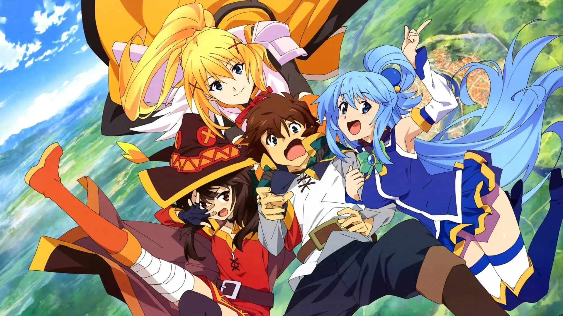 🌟Konosuba, [Resumen], (Temporada 1 y 2)