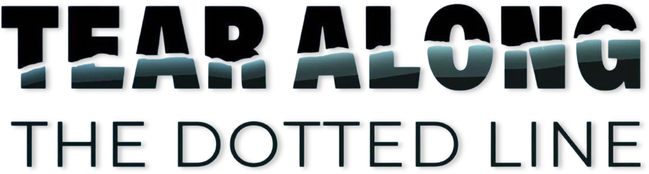 Tear Along the Dotted Line Logo