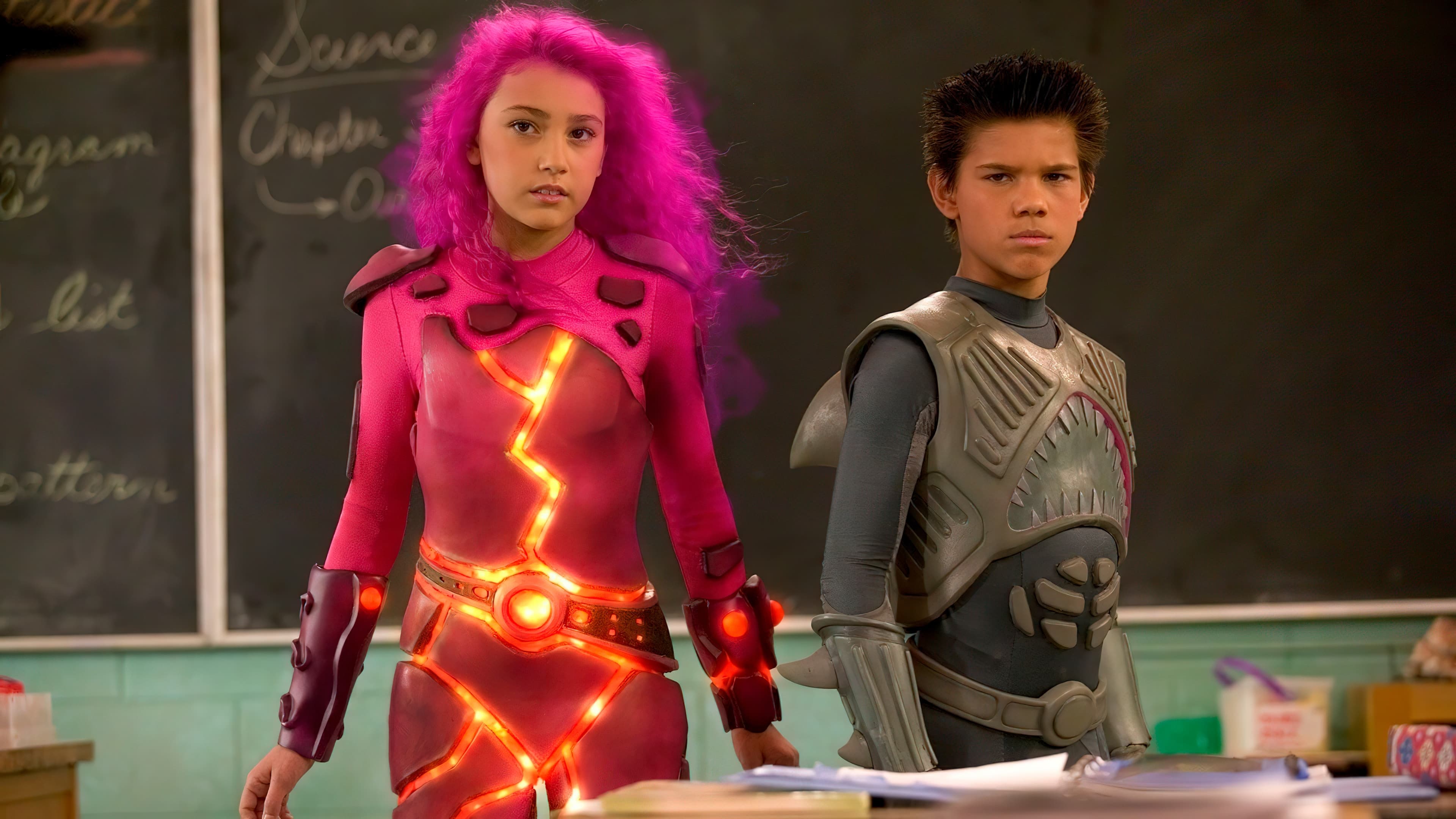 På Äventyr Med Sharkboy Och Lavagirl