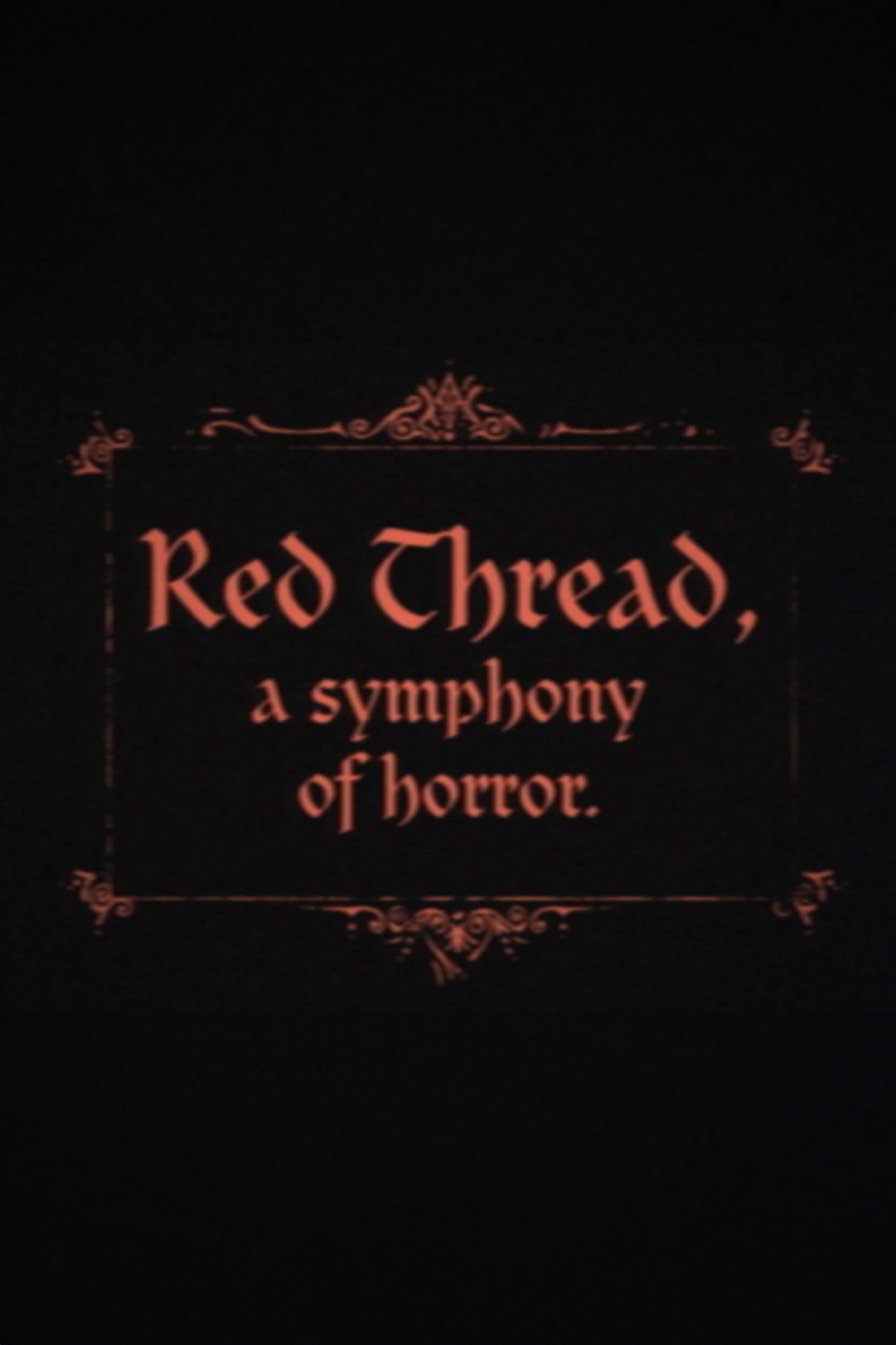 red thread. / new jerusalem. Poster