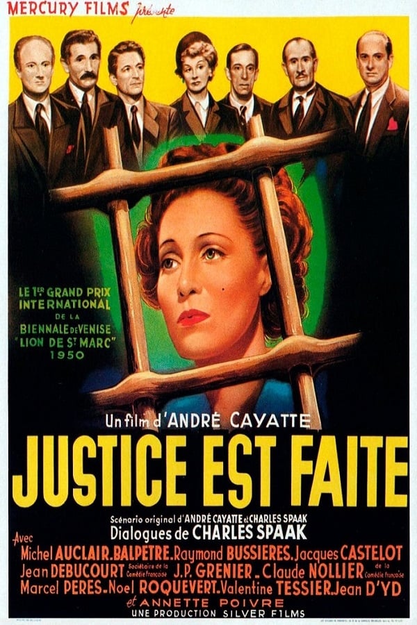 Affiche du film Justice est faite 157409
