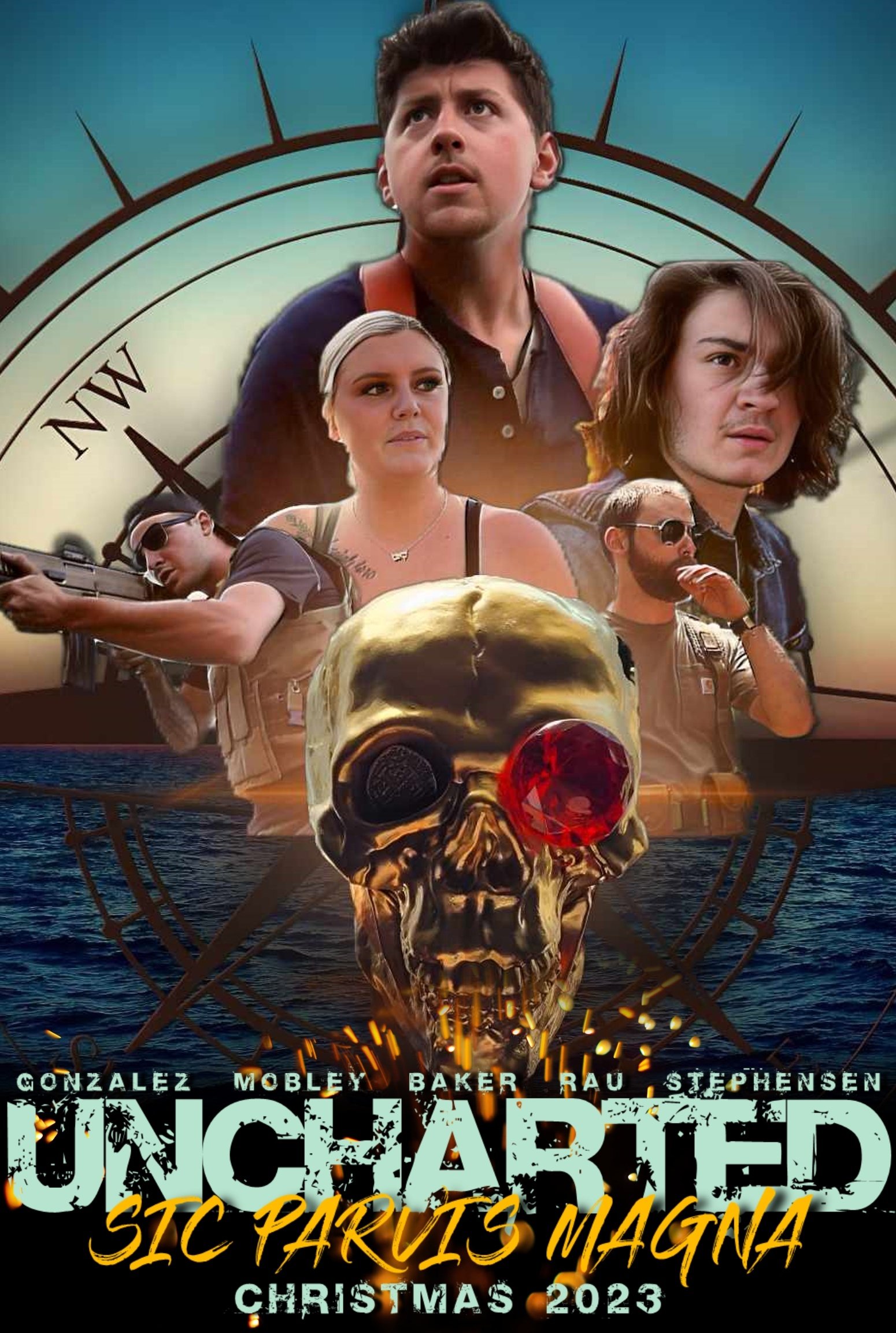 Uncharted Sic Parvis Magna (2023) Posters — The Movie Database (TMDB)