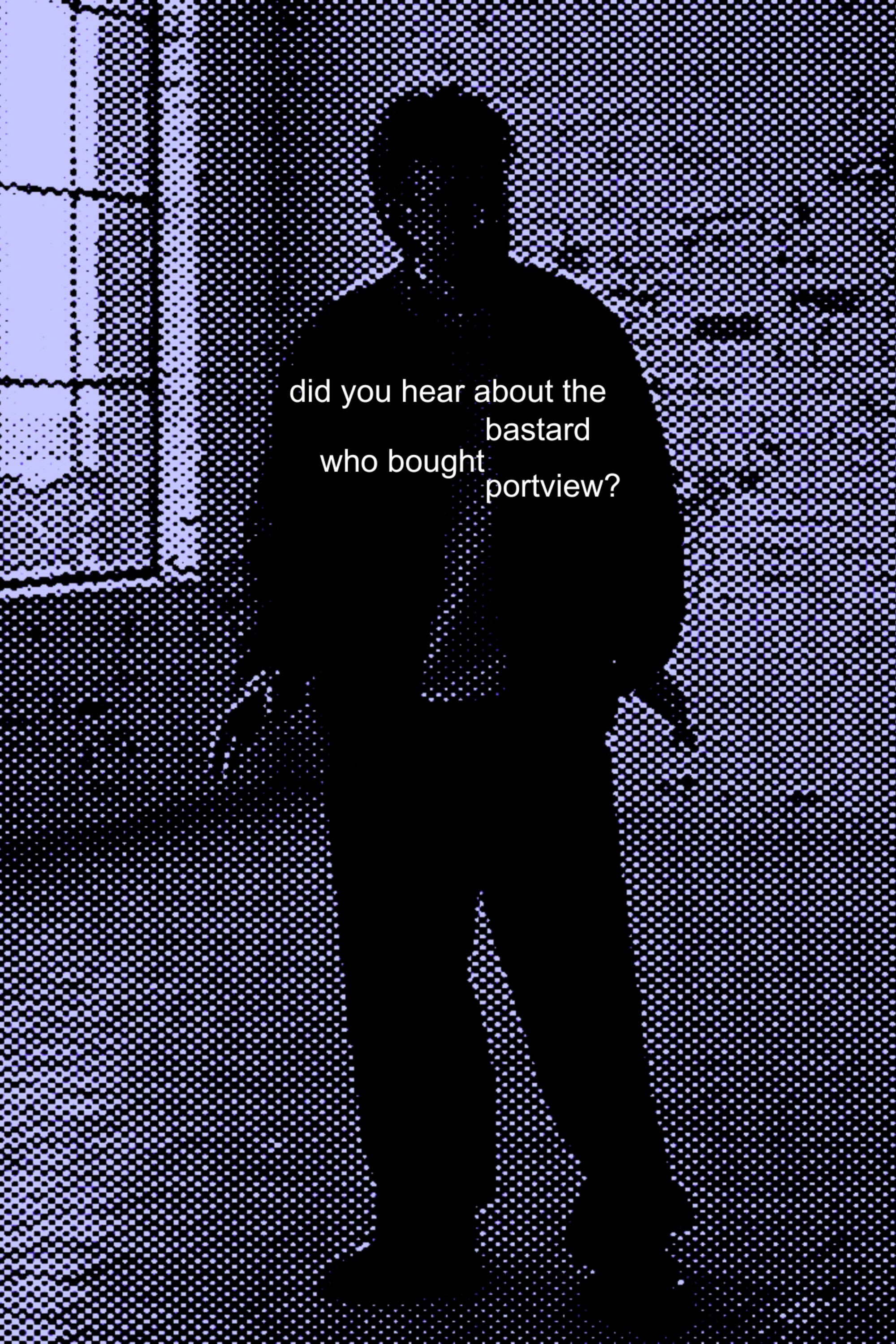 Did you hear about the bastard who bought Portview? Poster