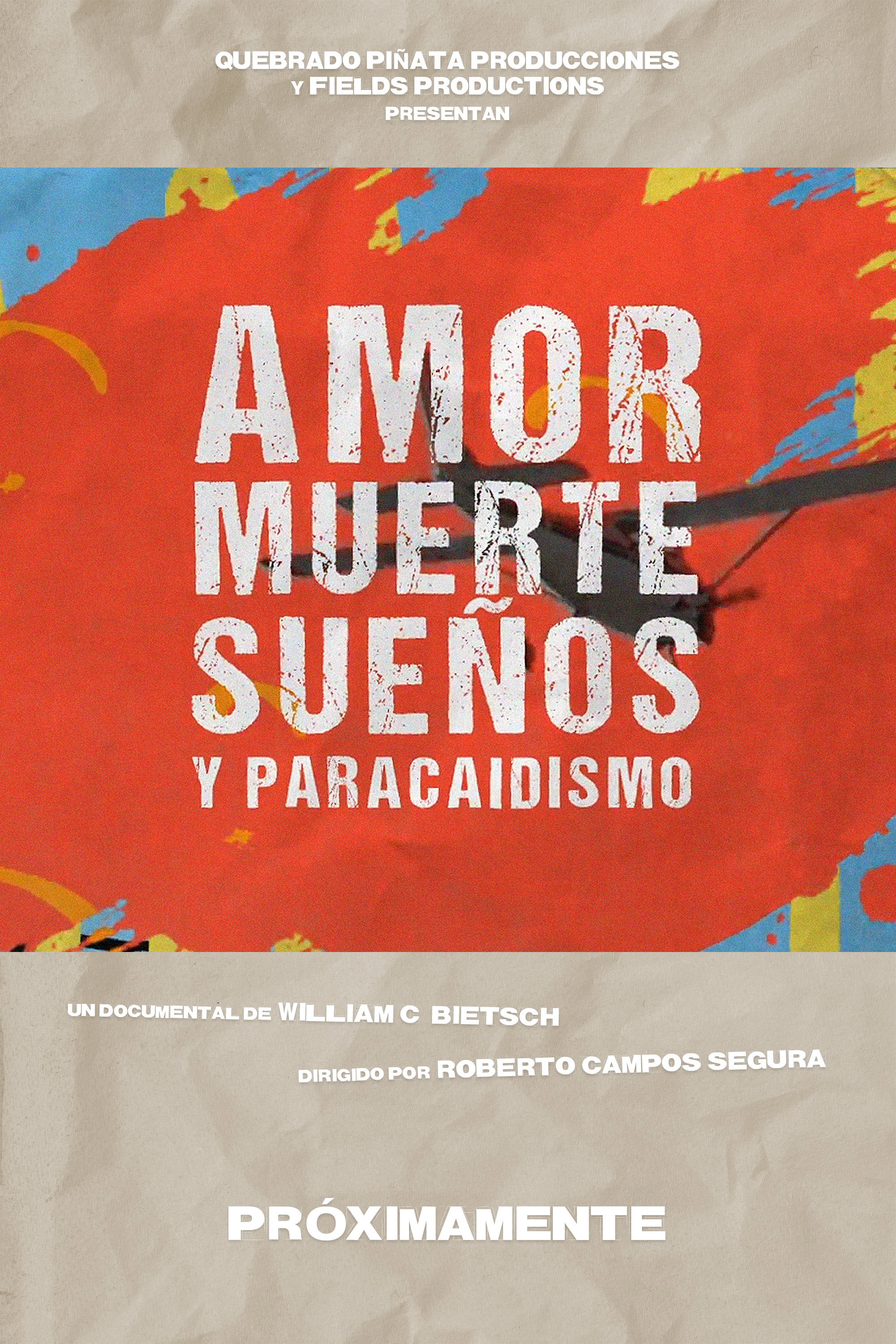 Poster de Amor, Muerte, Sueños y Paracaidismo