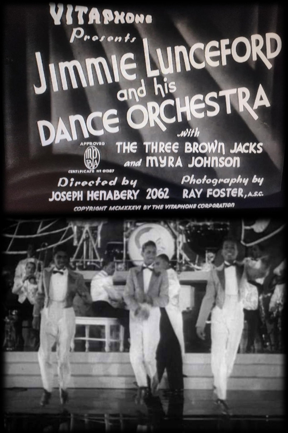 Jimmie Lunceford and His Dance Orchestra (1936) - Myra Johnson Credit Poster