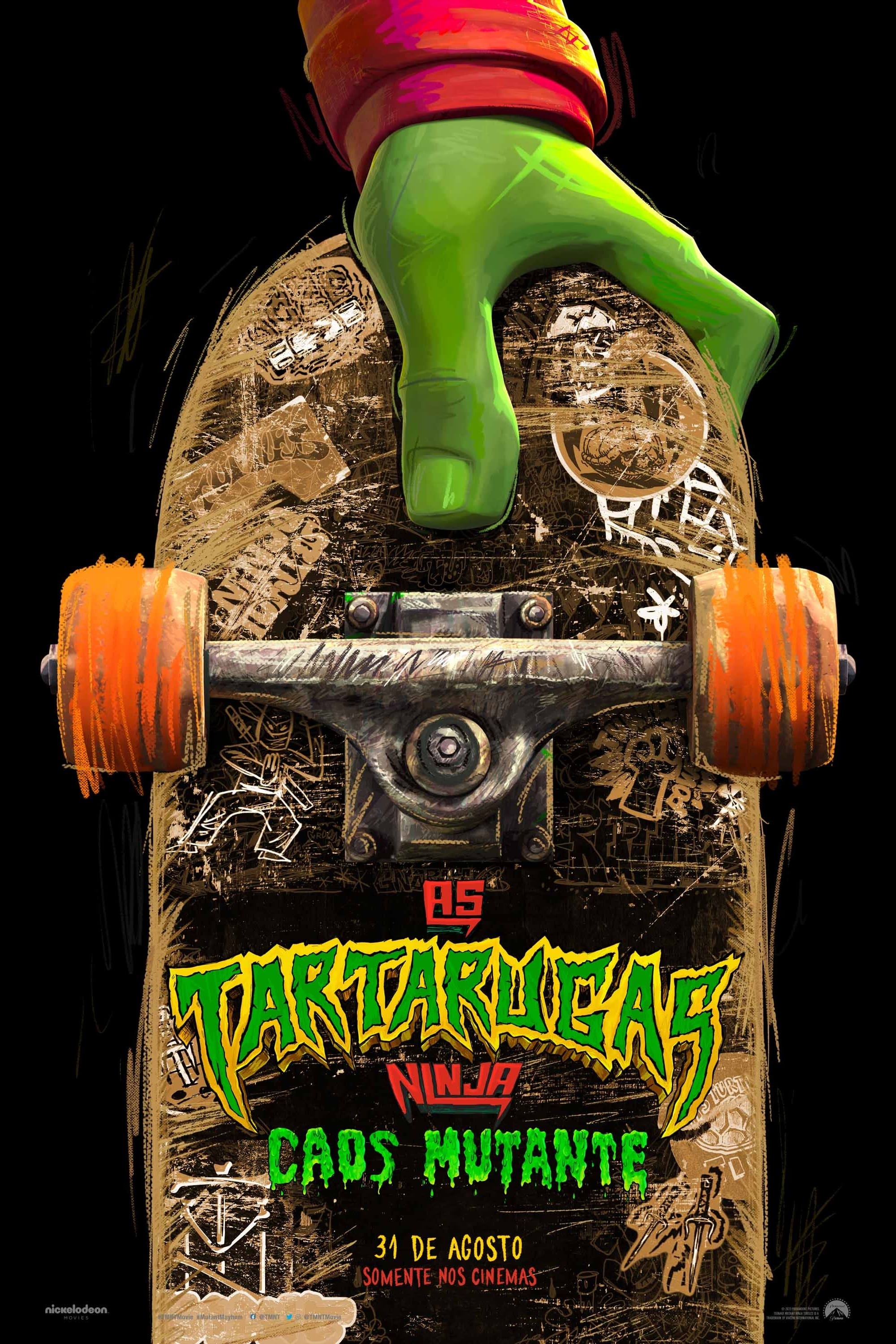 Assistir ������ Tartarugas Ninja: Caos Mutante Filme Completo (2023) - Animação Online - Filme Movie Poster