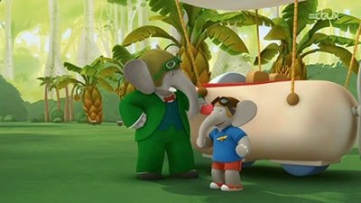 Babar : Les Aventures de Badou - La course d'aérocyclettes