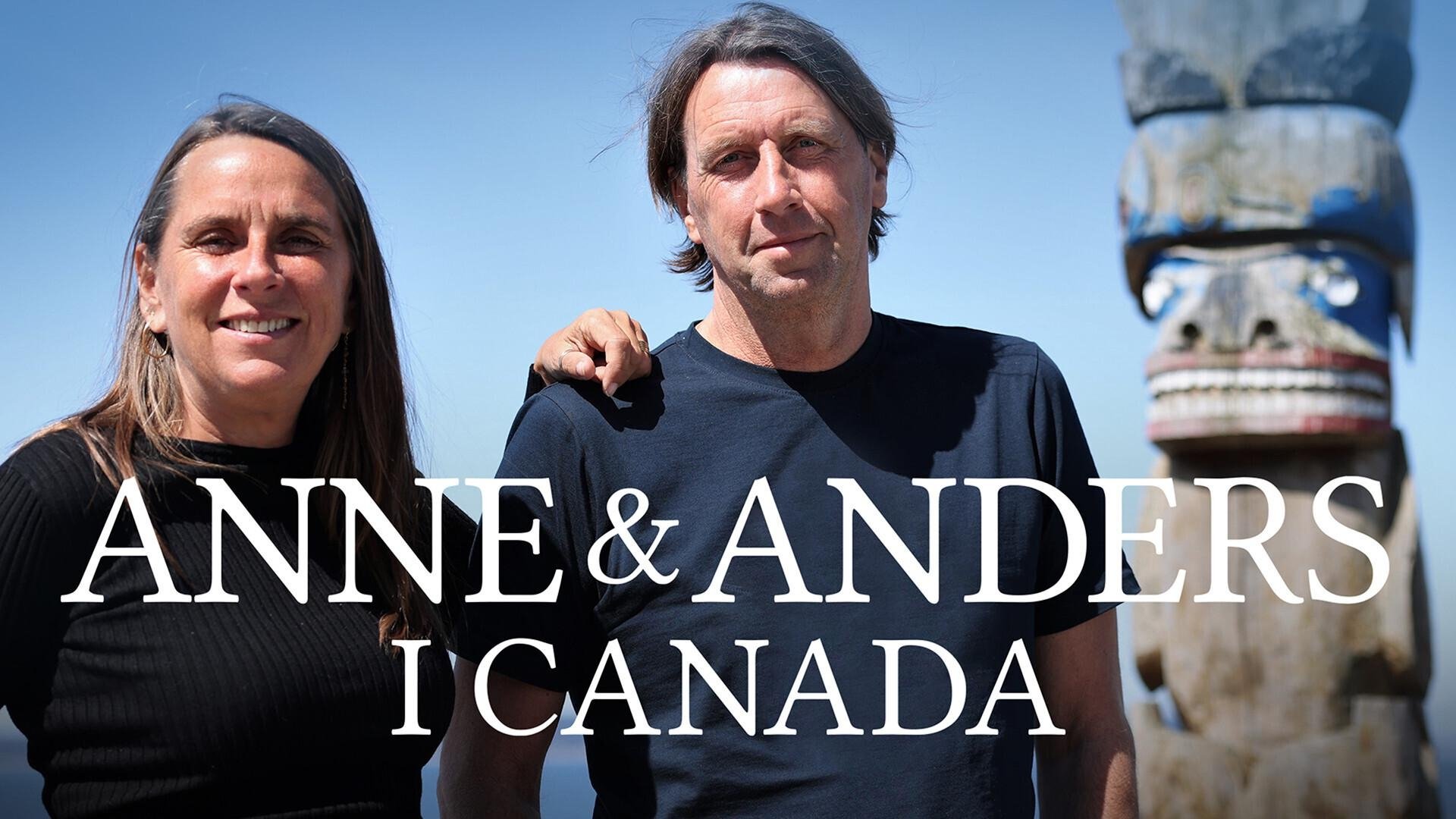 Anne og Anders i Canada poster