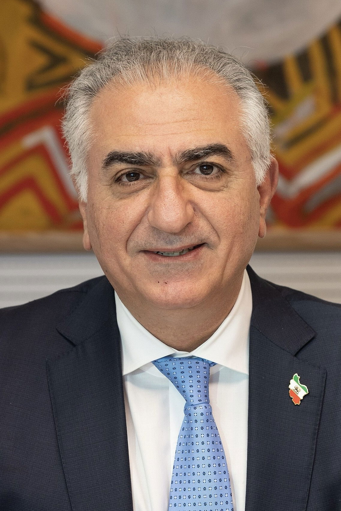 et billede af Reza Pahlavi