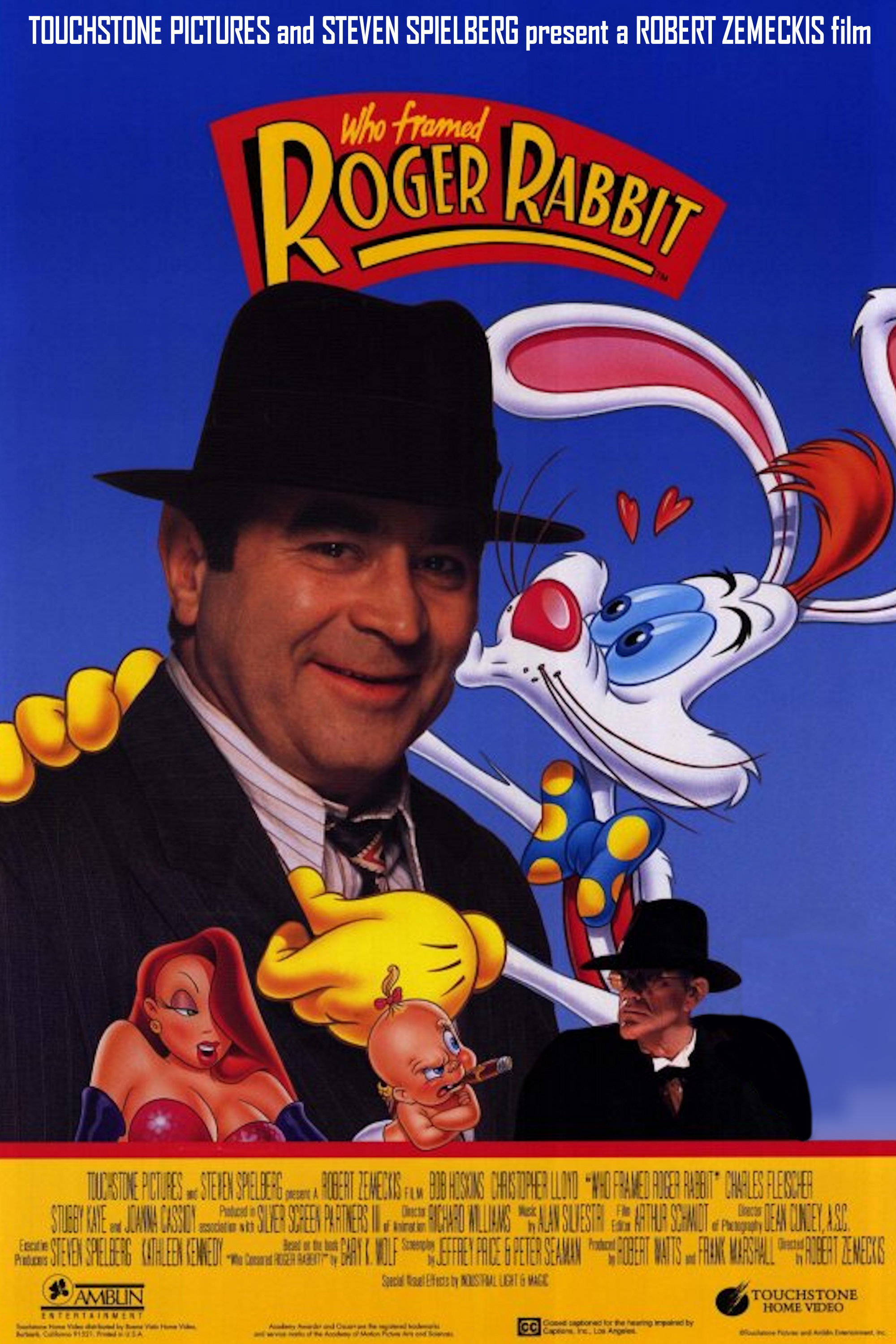 Who Framed Roger Rabbit Poster - 11" X 8.5" Jessica Rabbit Magazine Cover Repro