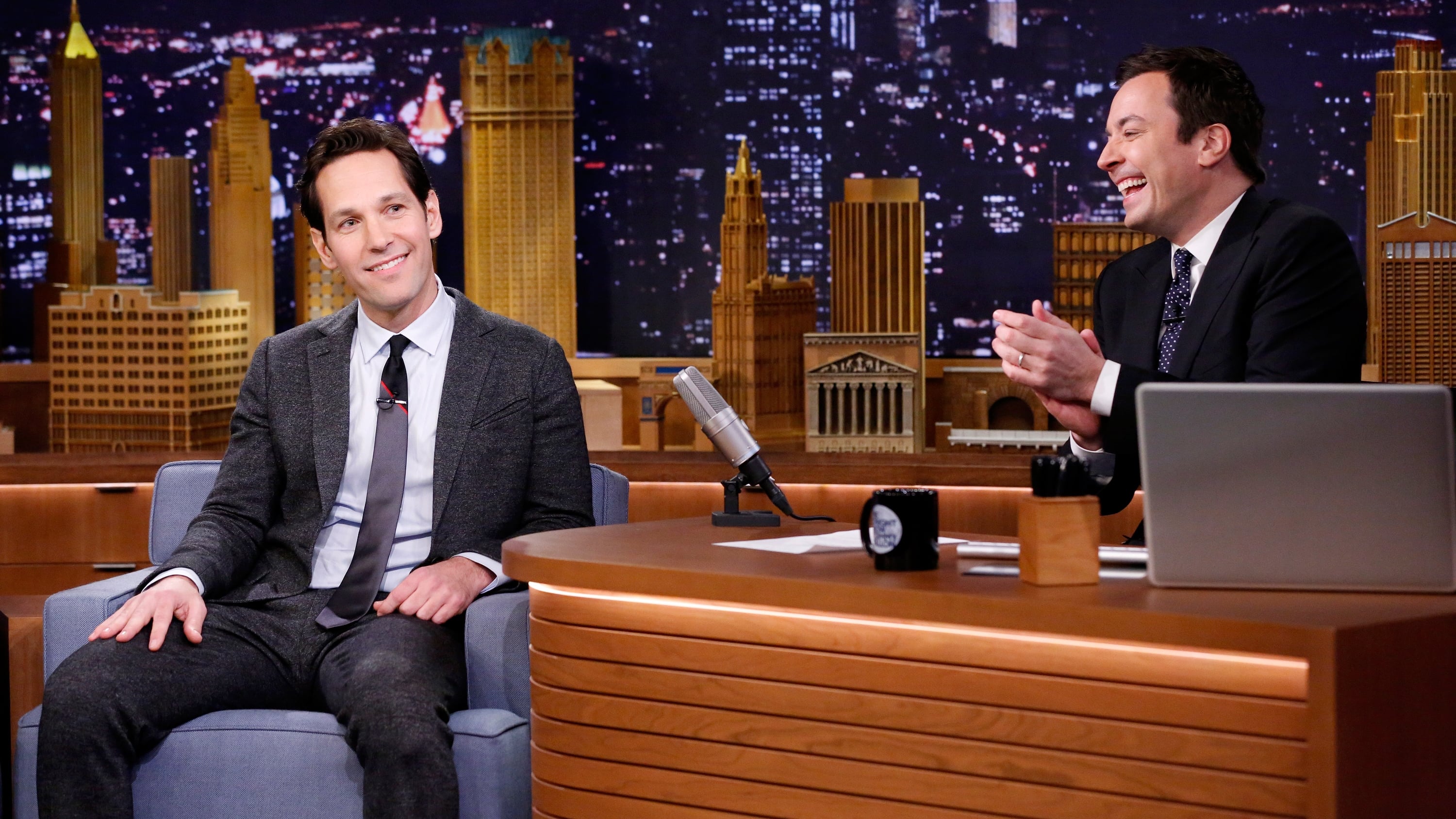 The Tonight Show Starring Jimmy Fallon Season 1 :Episode 7  Paul Rudd, Shaquille O'Neal