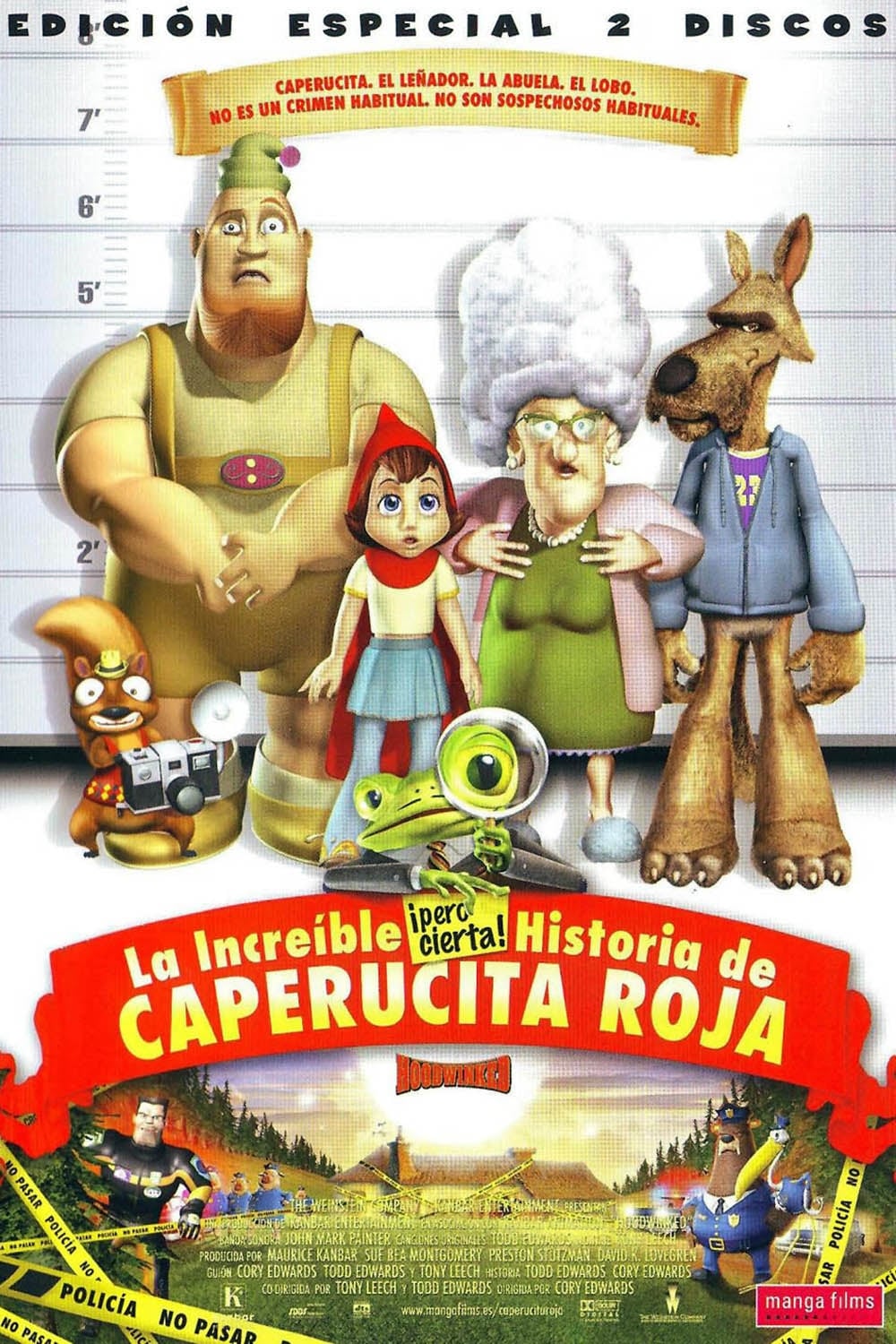 Ver La increÃ­ble pero cierta historia de Caperucita Roja Pelicula