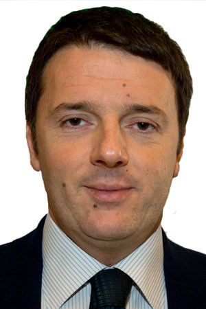 et billede af Matteo Renzi