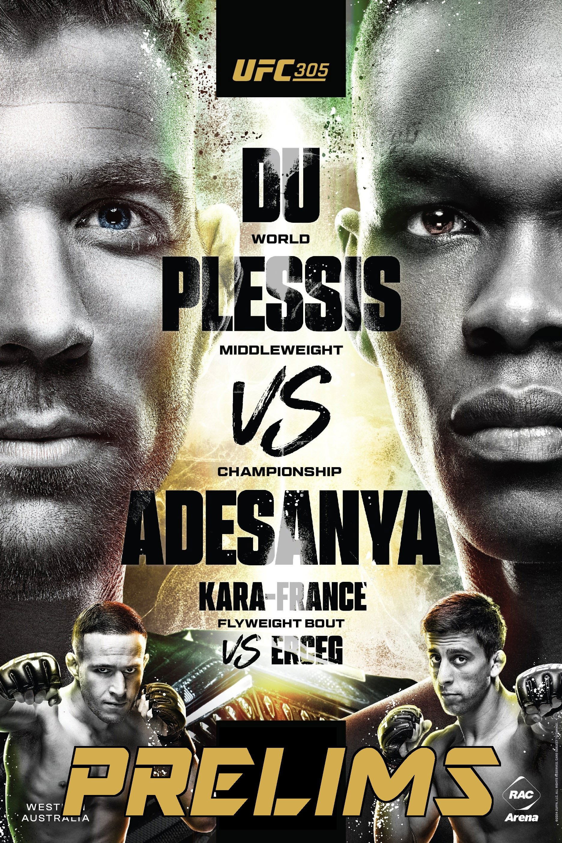 UFC 305: du Plessis vs. Adesanya