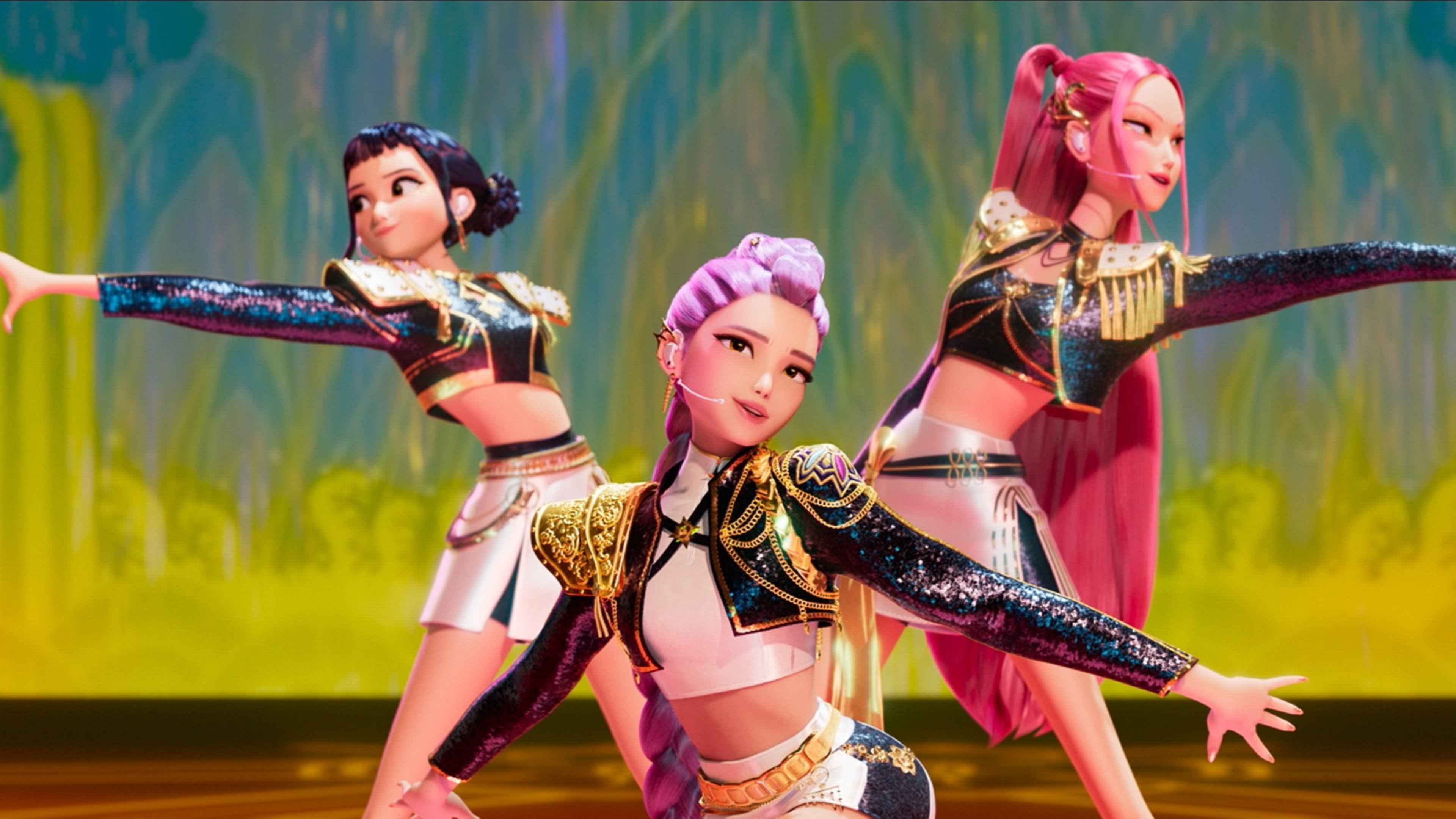 KPop Demon Hunters backdrop
