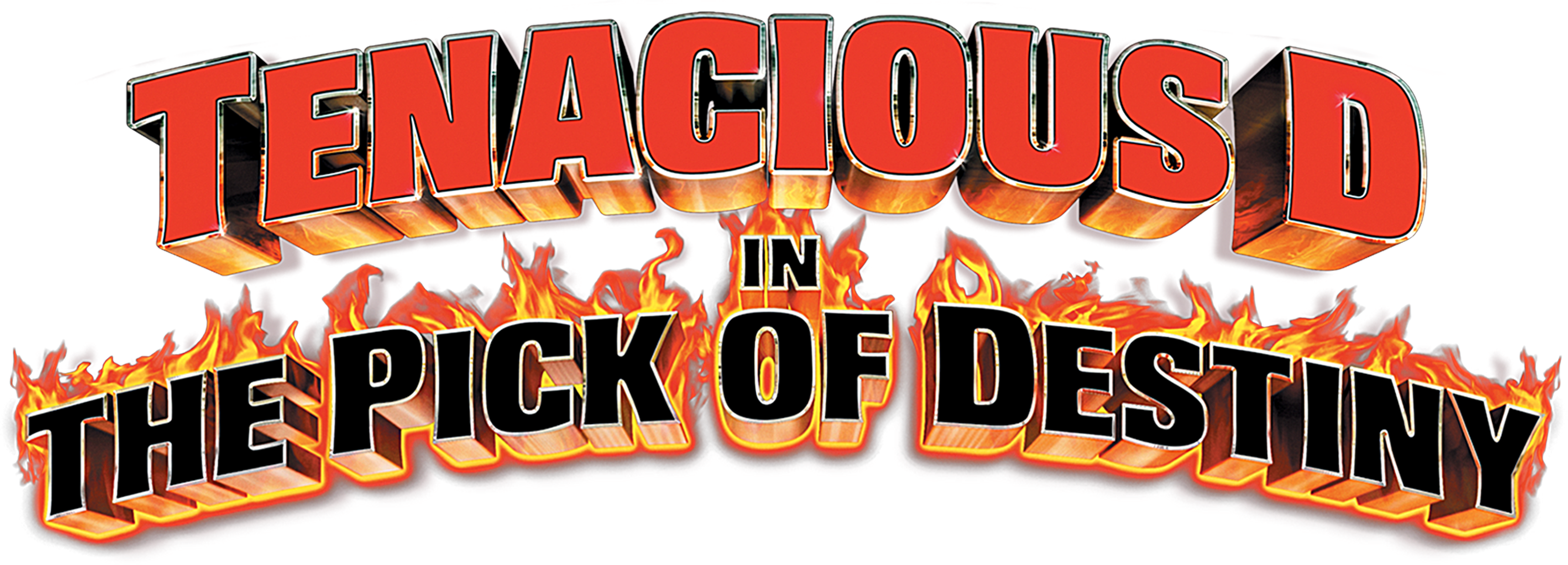 Tenacious D in The Pick of Destiny (2006) - Logos — The Movie Database  (TMDB), image size:3599x1297