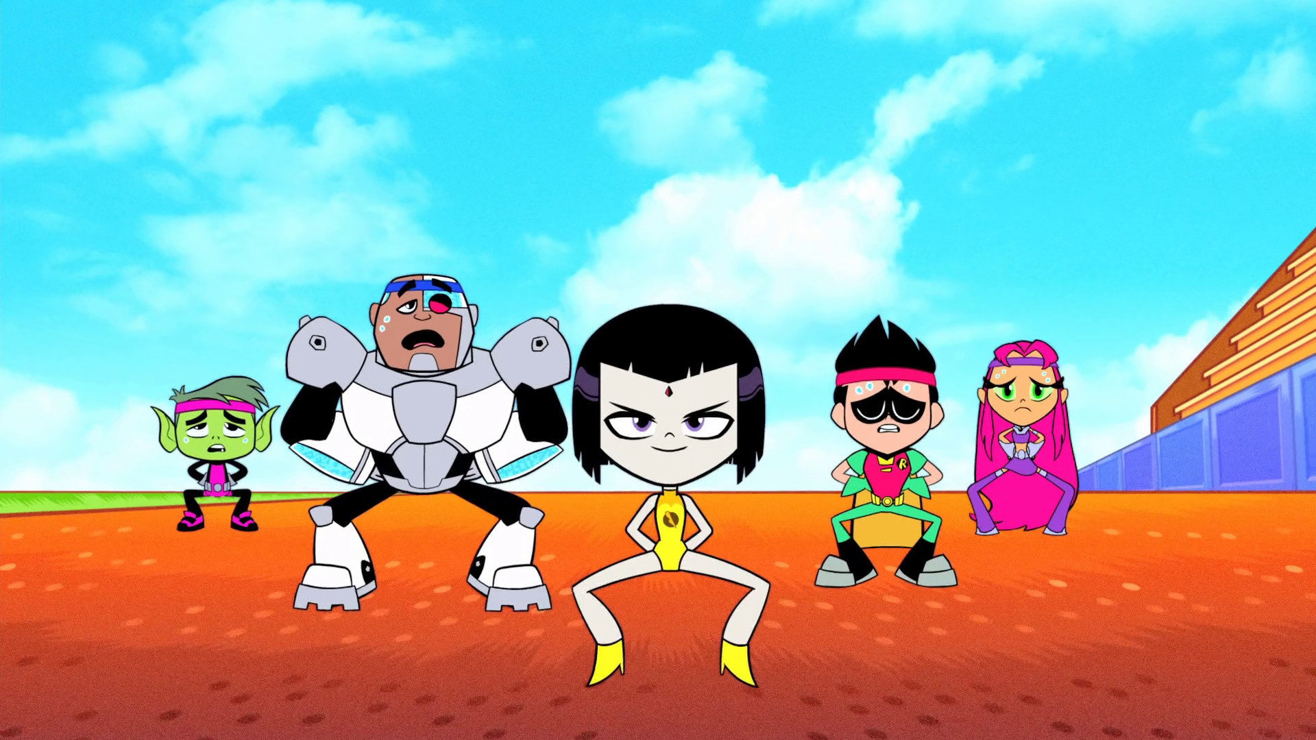 Teen Titans Go! - Season 3 Episode 2 : Leg Day
