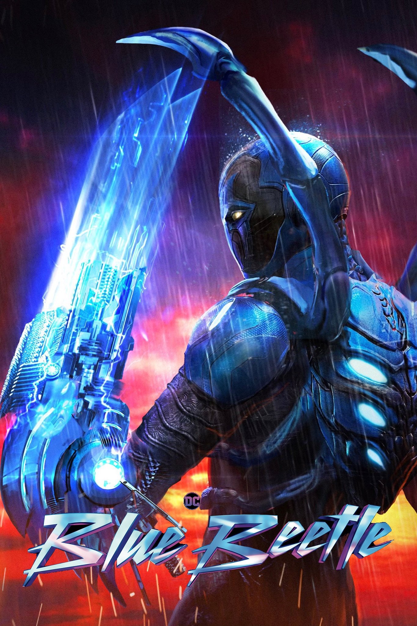 WATCH !! Blue Beetle (2023) FULLMOVIE ONLINE FREE ENGLISH/Dub/SUB Action STREAMINGS Movie Poster