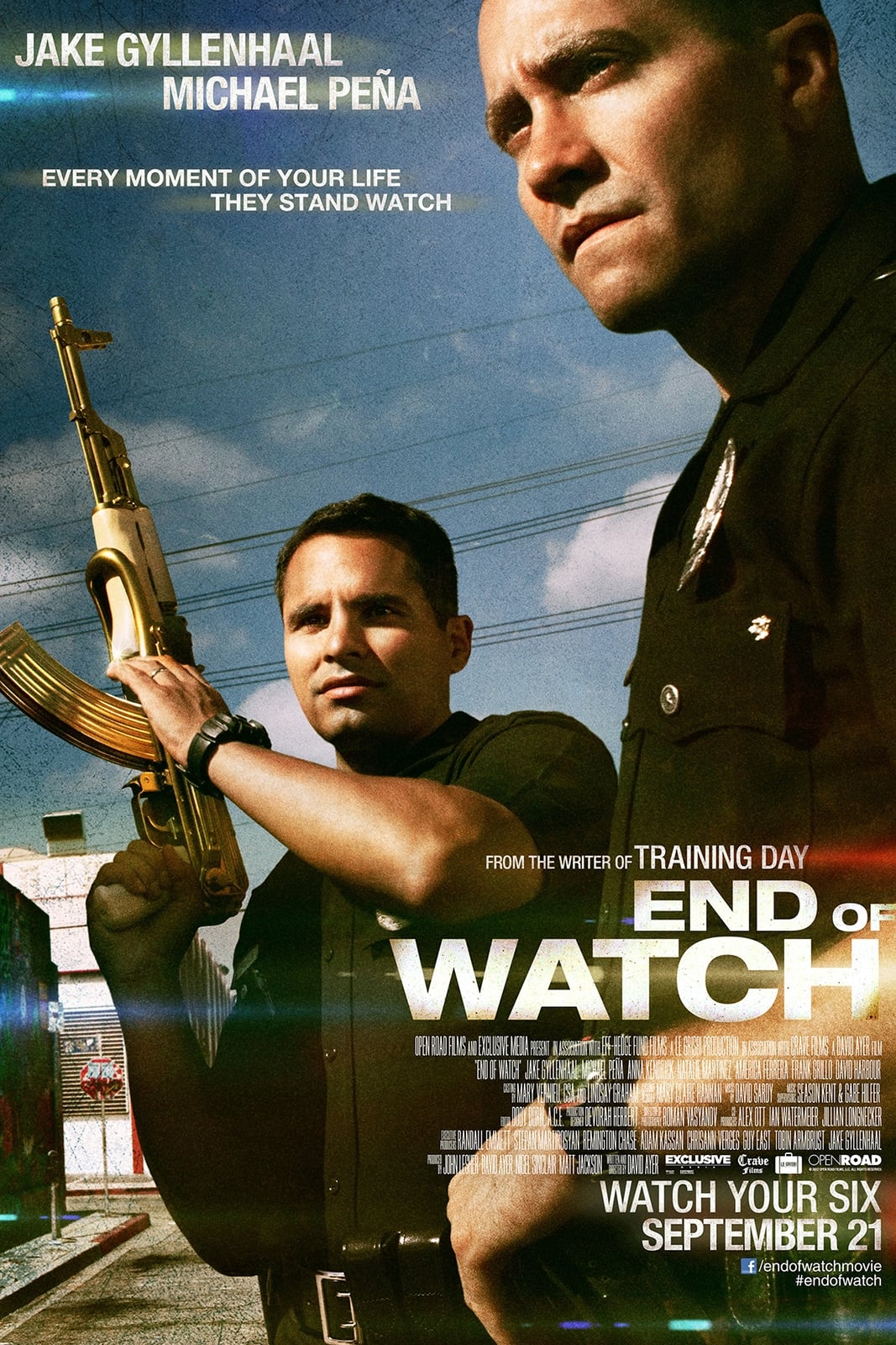 End of Watch Movie poster