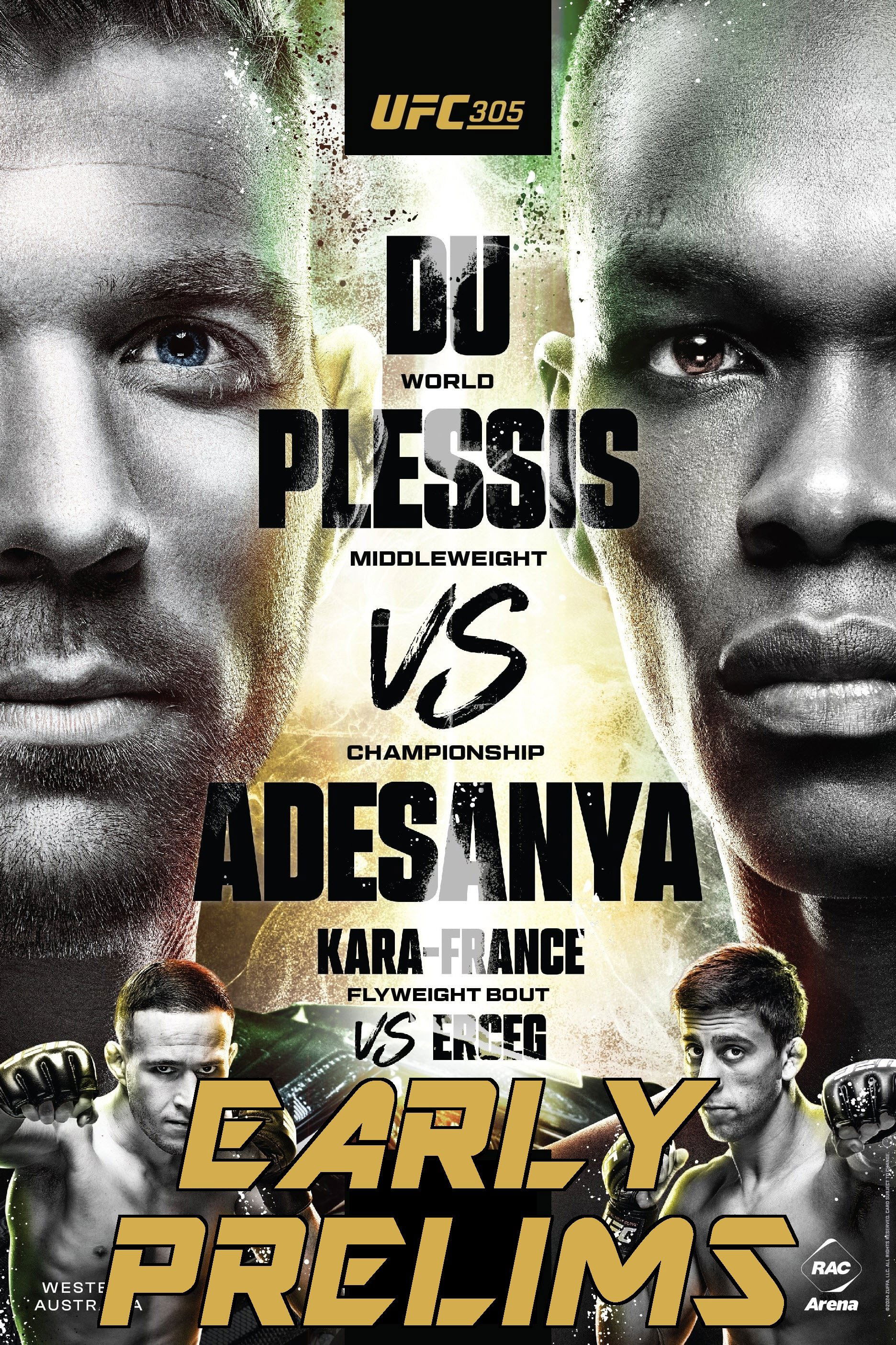 UFC 305: du Plessis vs. Adesanya