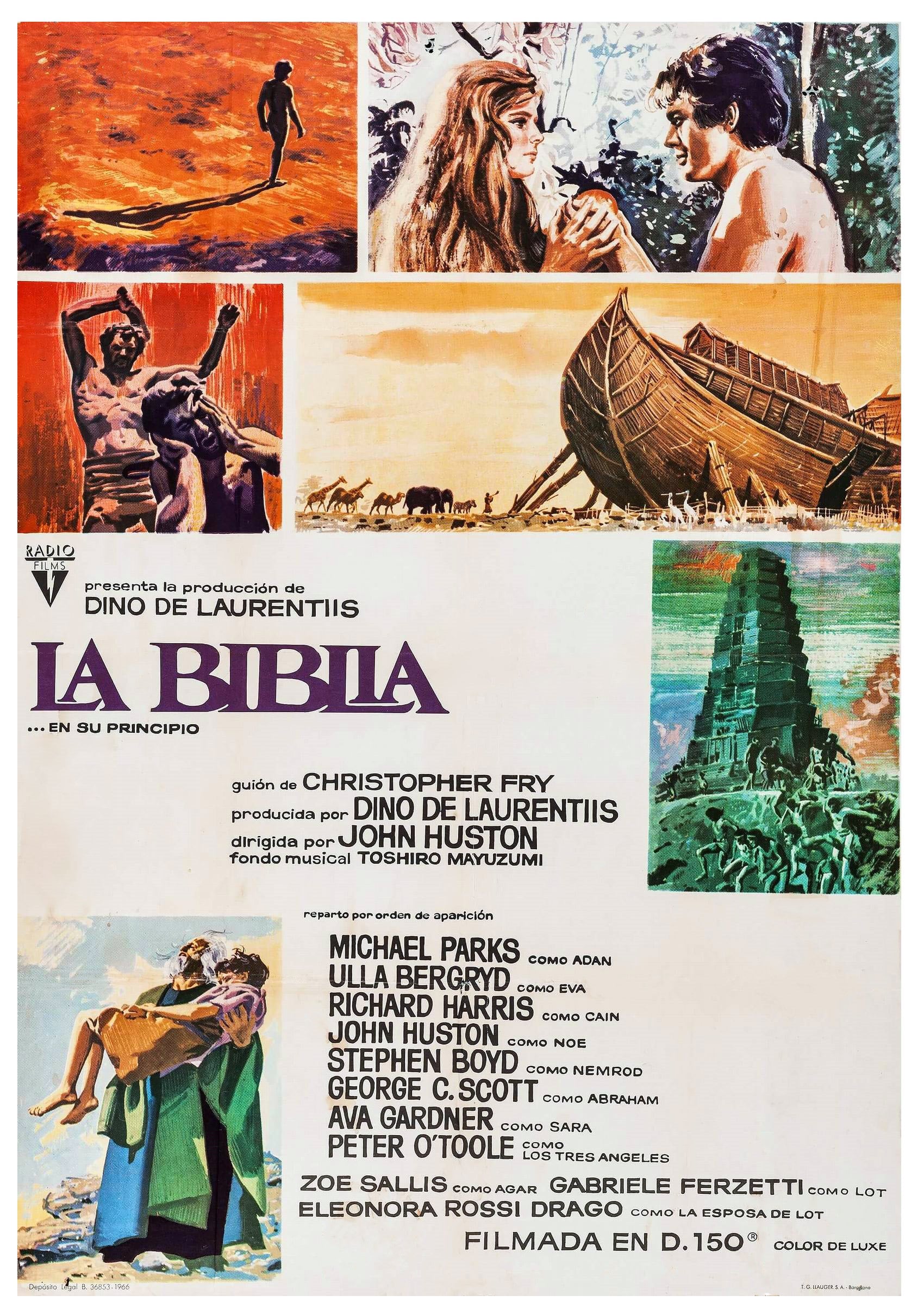 Poster de La Biblia... en su principio