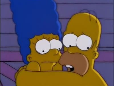 The Simpsons Season 9 :Episode 25  Natural Born Kissers
