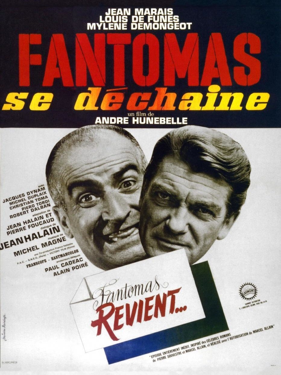 EN - Fantomas 2 Fantomas Se Dechaine, Fantomas Unleashed, Fantomas Strikes Back (1965) LOUIS DE FUNES