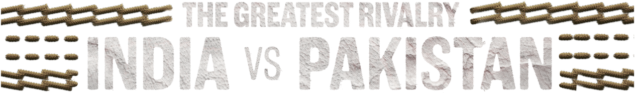 The Greatest Rivalry: India vs Pakistan Logo