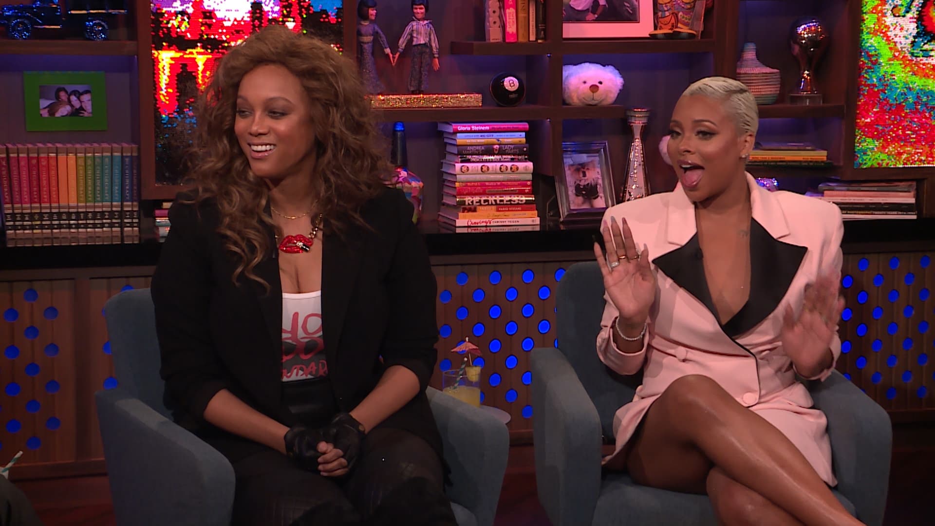 Watch What Happens Live with Andy Cohen Season 17 :Episode 34  Eva Marcille & Tyra Banks