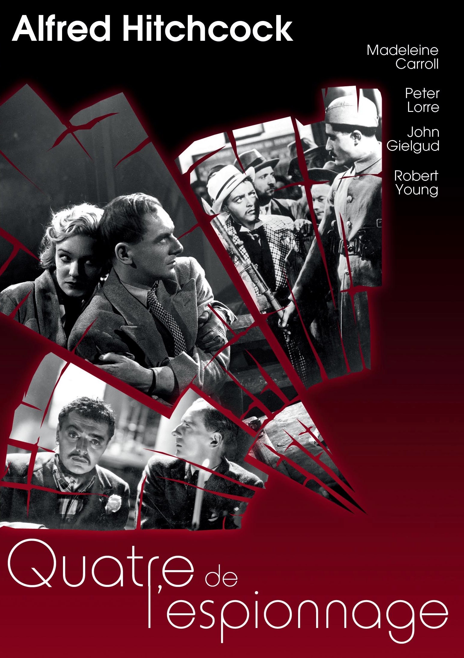 Secret Agent aka Quatre de l'espionnage (1936, dir. Alfred Hitchcock) French Filmedia DVD