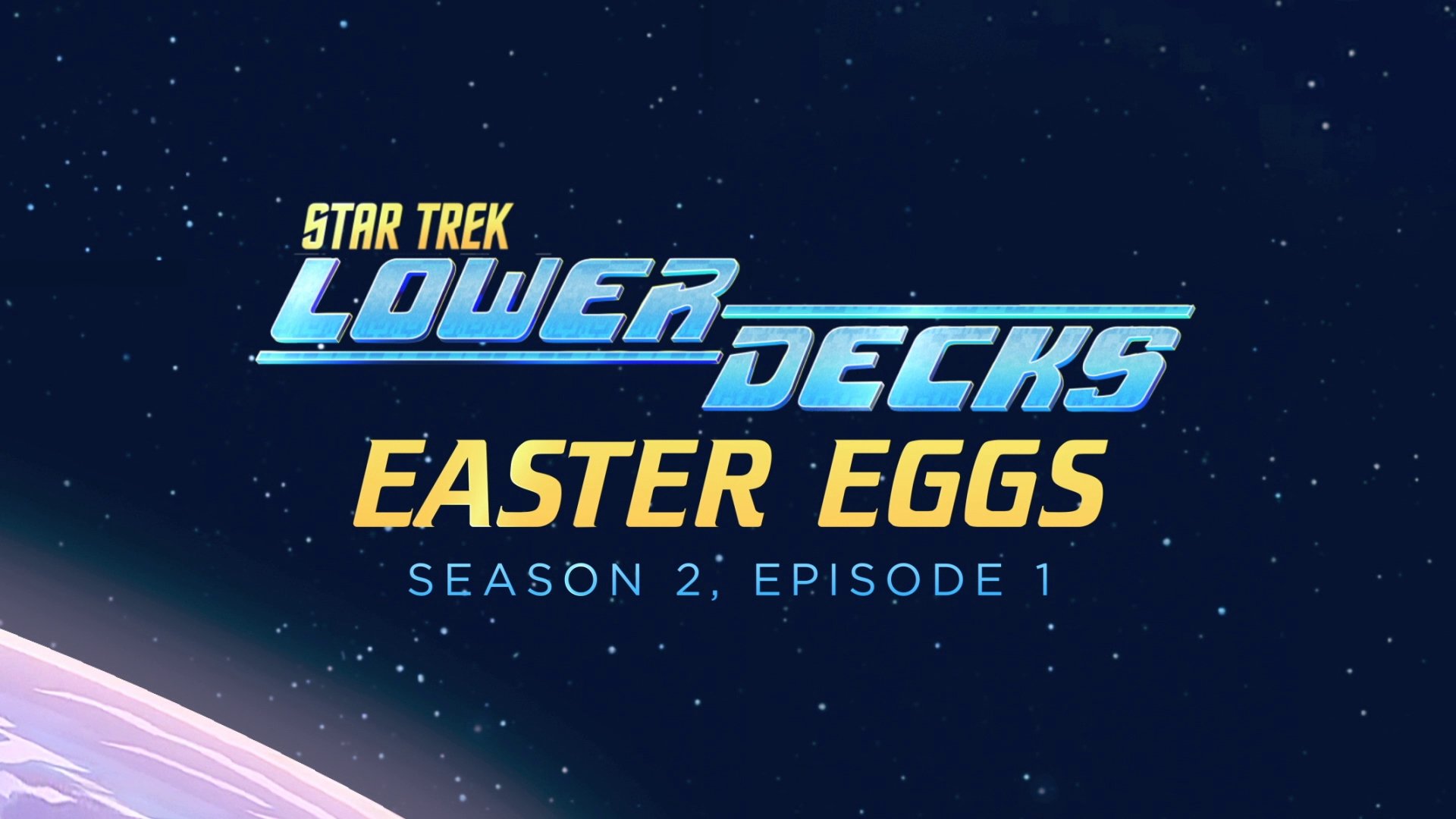 Thumbnail for Easter Eggs - Season 2, Episode 1 Season 0 Episode 21