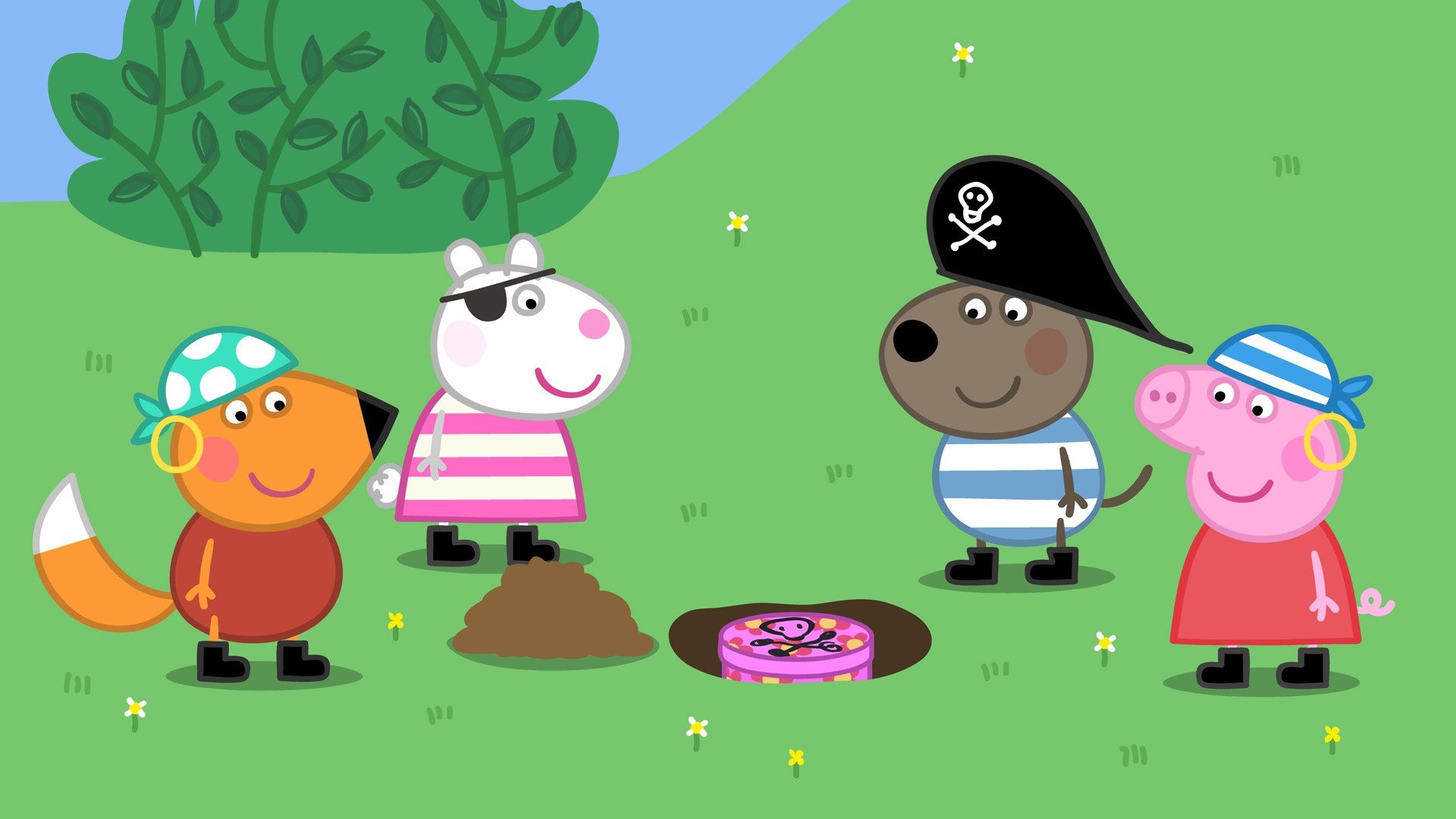 Peppa Pig Season 4 :Episode 52  Pirate Treasure