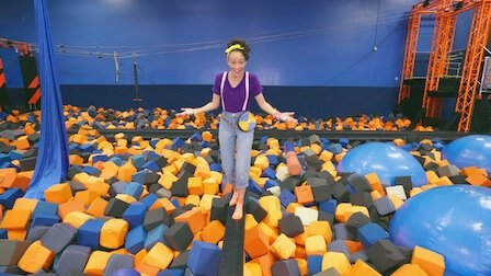 Thumbnail for Meekah Flips on a Trampoline at Skyzone Season 1 Episode 4