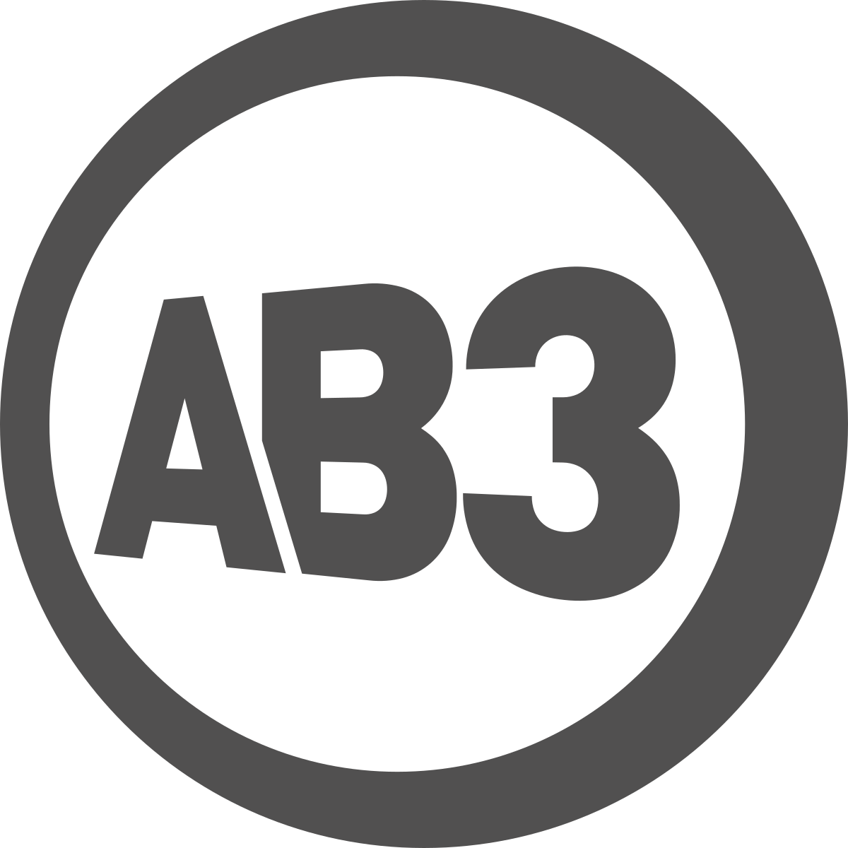 Logo de la société AB3 10503