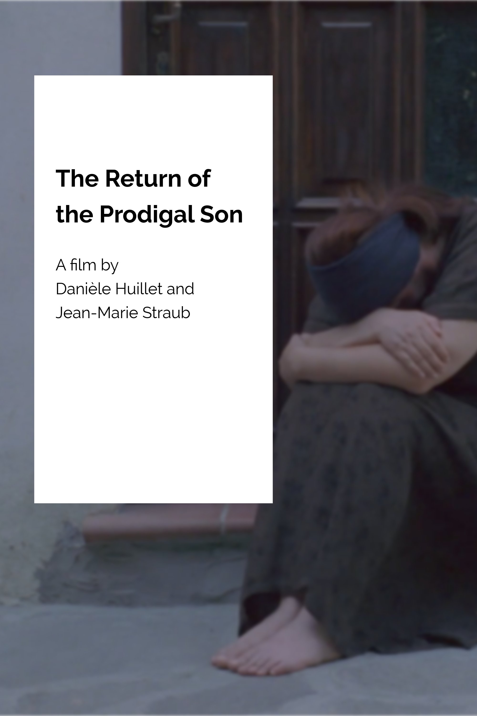 The Return of the Prodigal Son