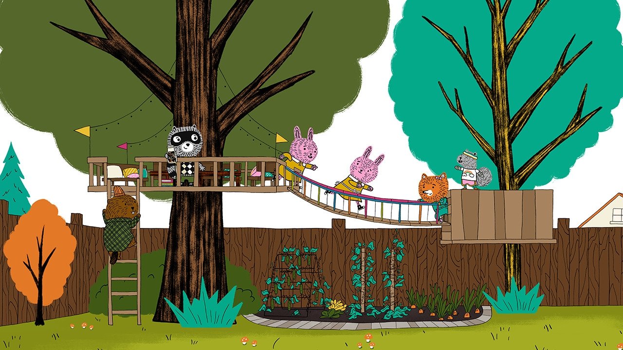 Carl the Collector backdrop