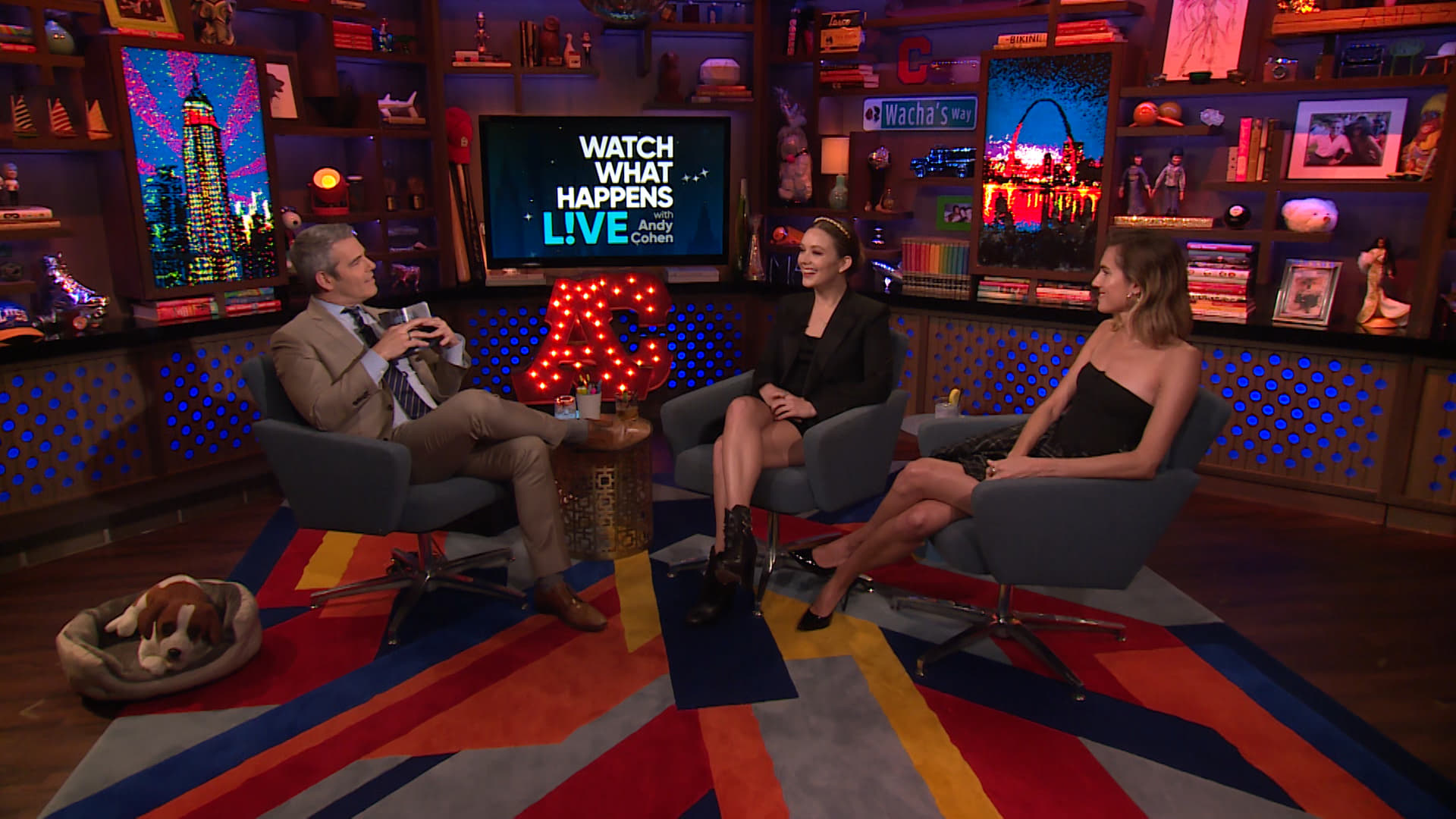 Watch What Happens Live with Andy Cohen Season 16 :Episode 88  Billie Lourd; Allison Williams
