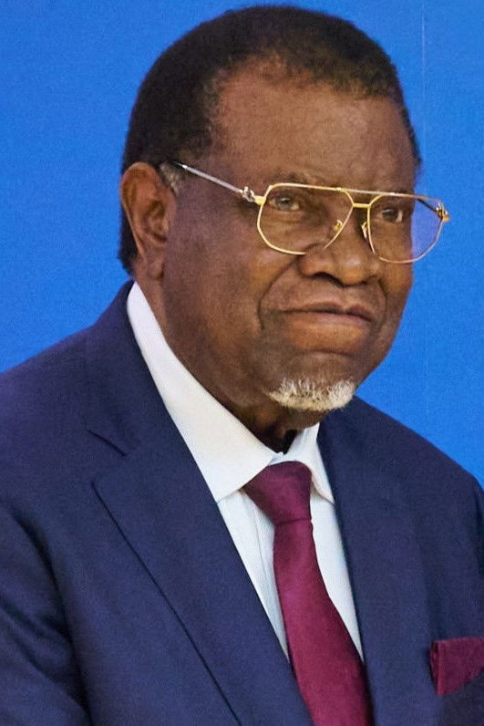 et billede af Hage Geingob