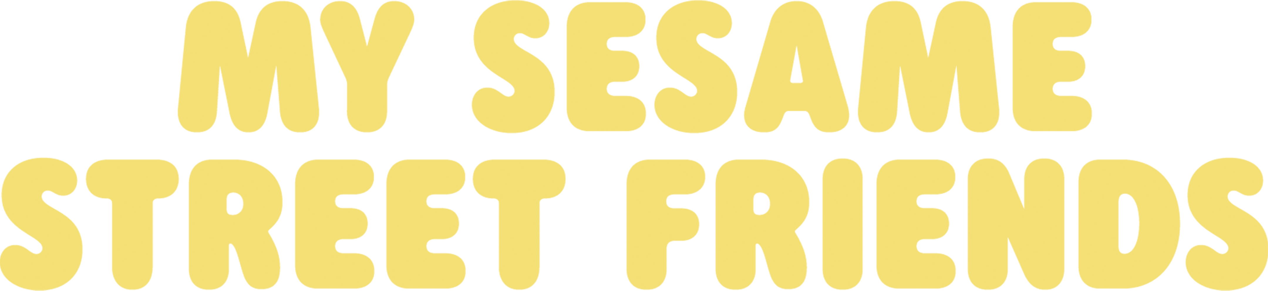 My Sesame Street Friends Logo