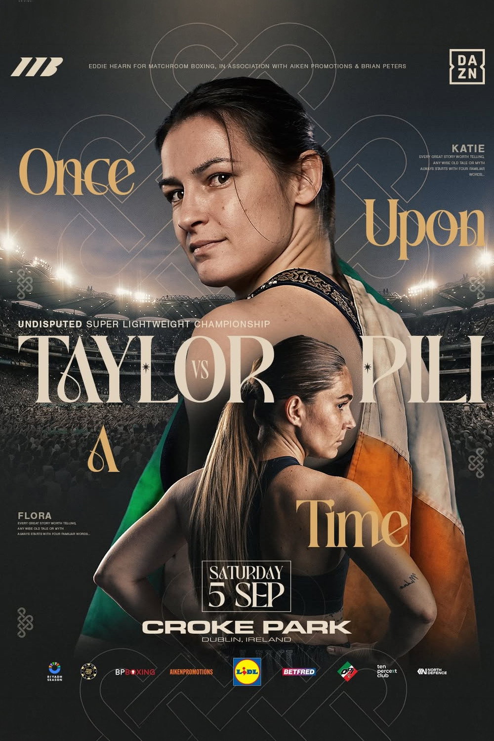 Katie Taylor vs. Flora Pili (2026) - Katie Taylor Credit Poster