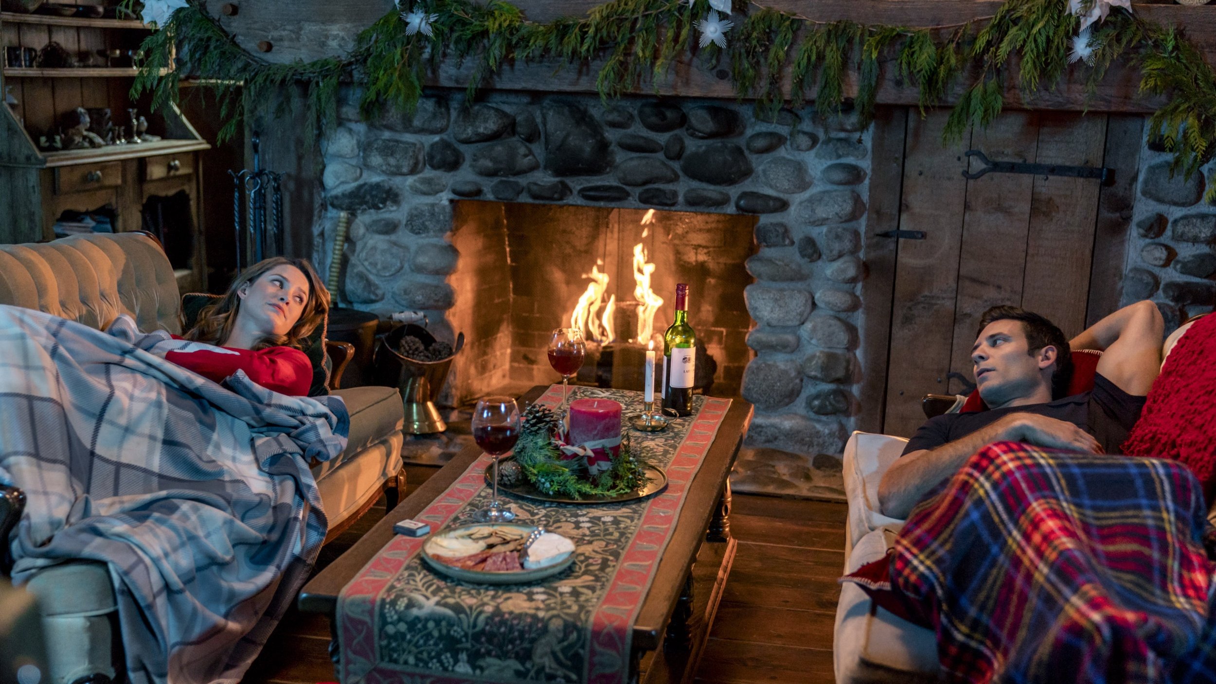 The Christmas Cottage Backdrop Image